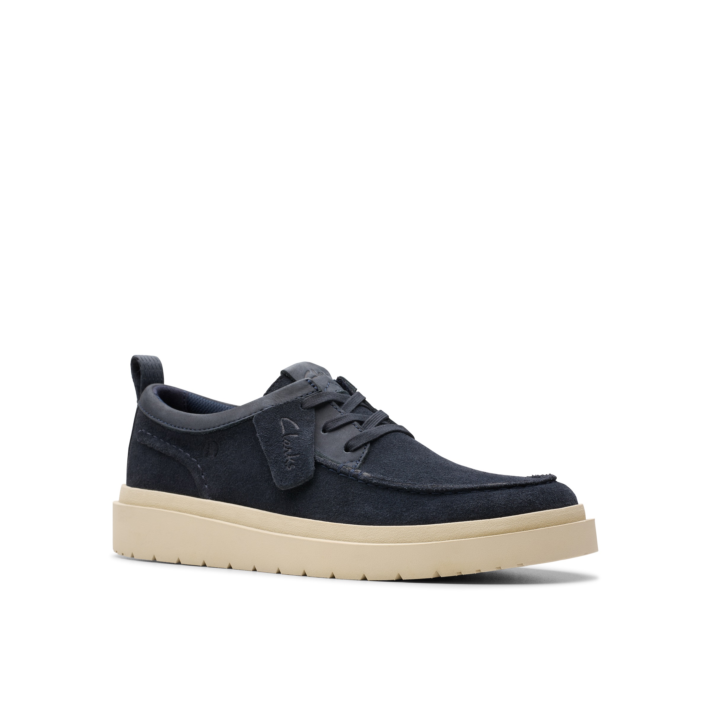 Clarks Schnürschuh »Polden Moc«, Schnürschuh, Business Schuh, Mokassin im Casual Look