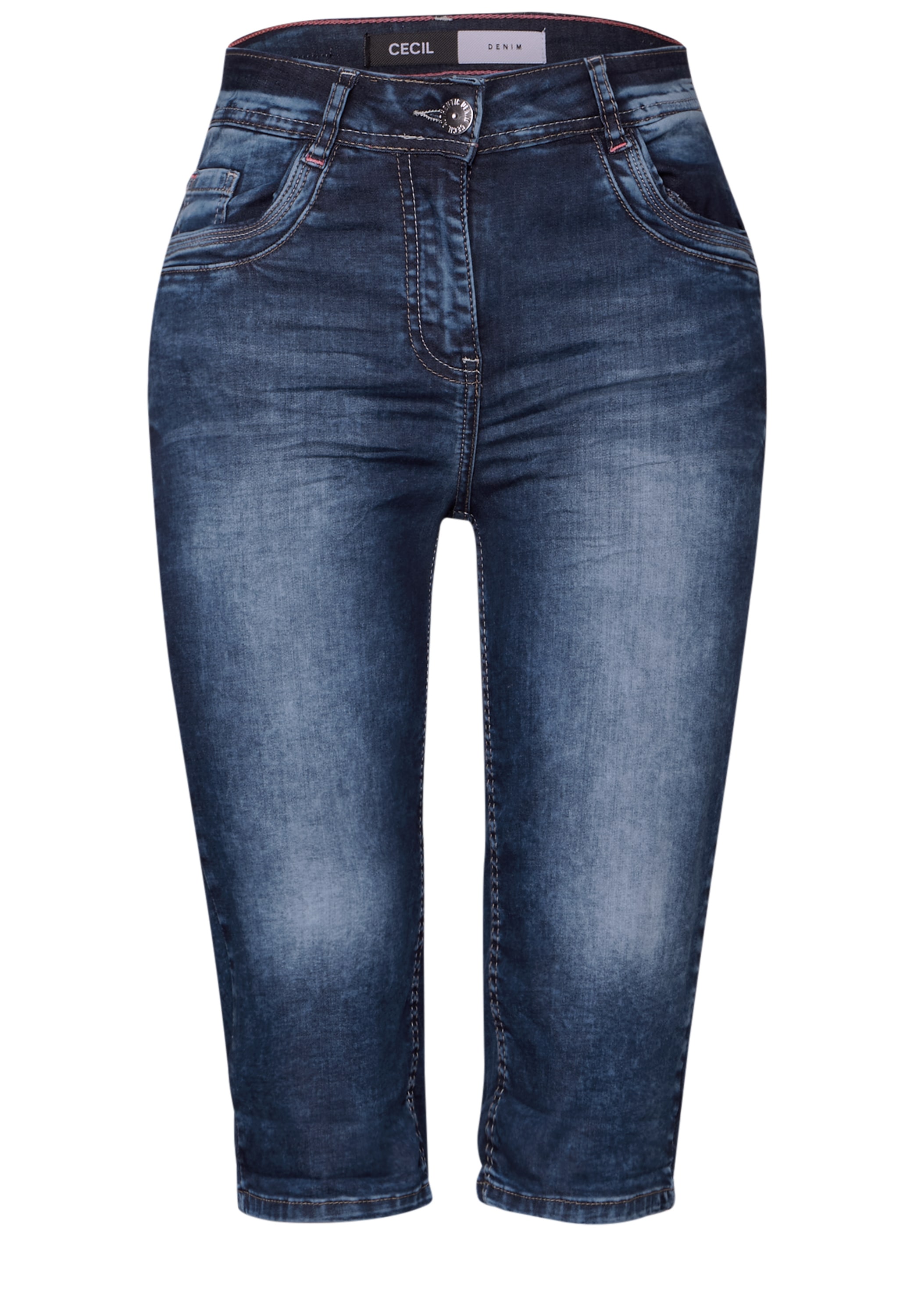 Cecil Slim-fit-Jeans, High Waist