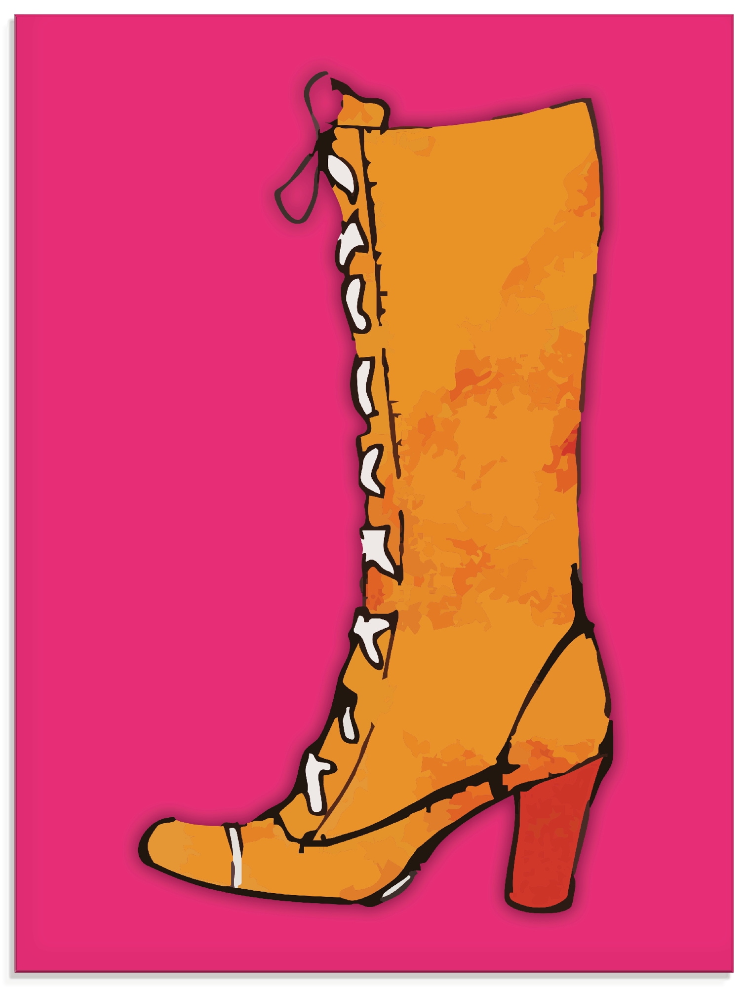 Artland Glasbild "Stiefel" Fashion 1 Stk. tlg. in verschiedenen Größen