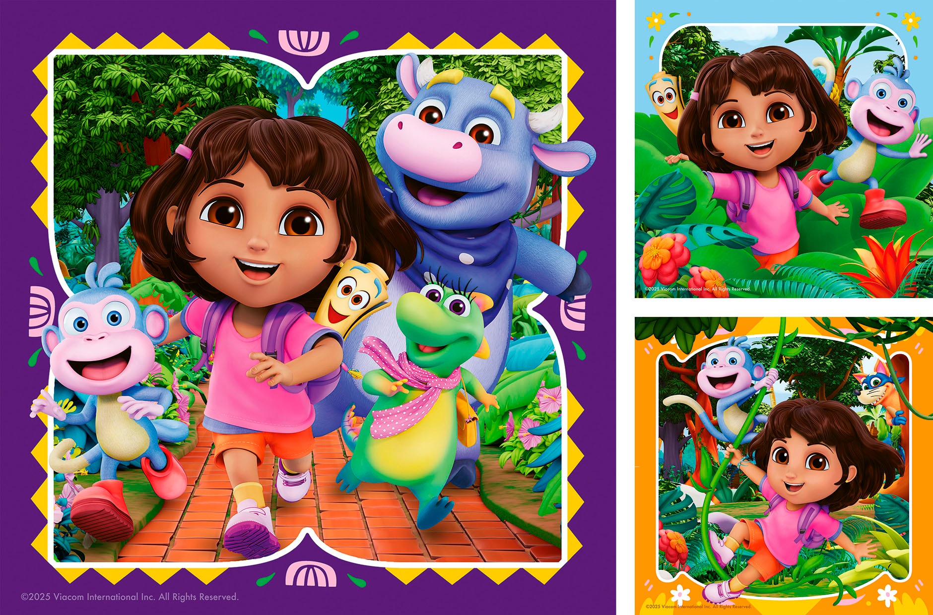 Ravensburger Puzzle »3x49, Dora the Explorer«, Made in Europe