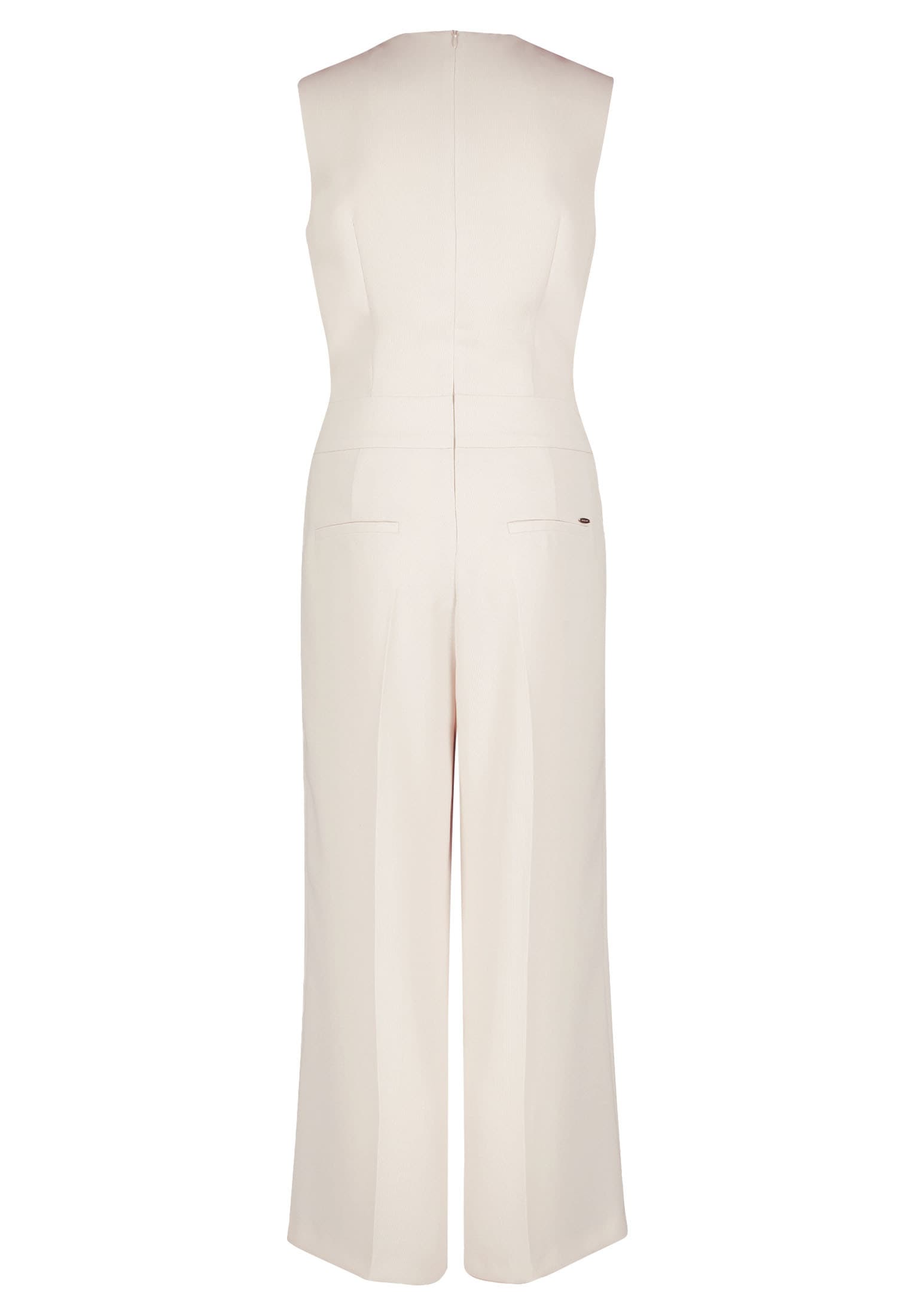 Betty&Co Overall »Betty & Co Jumpsuit ohne Arm«, (1 tlg.), Falten