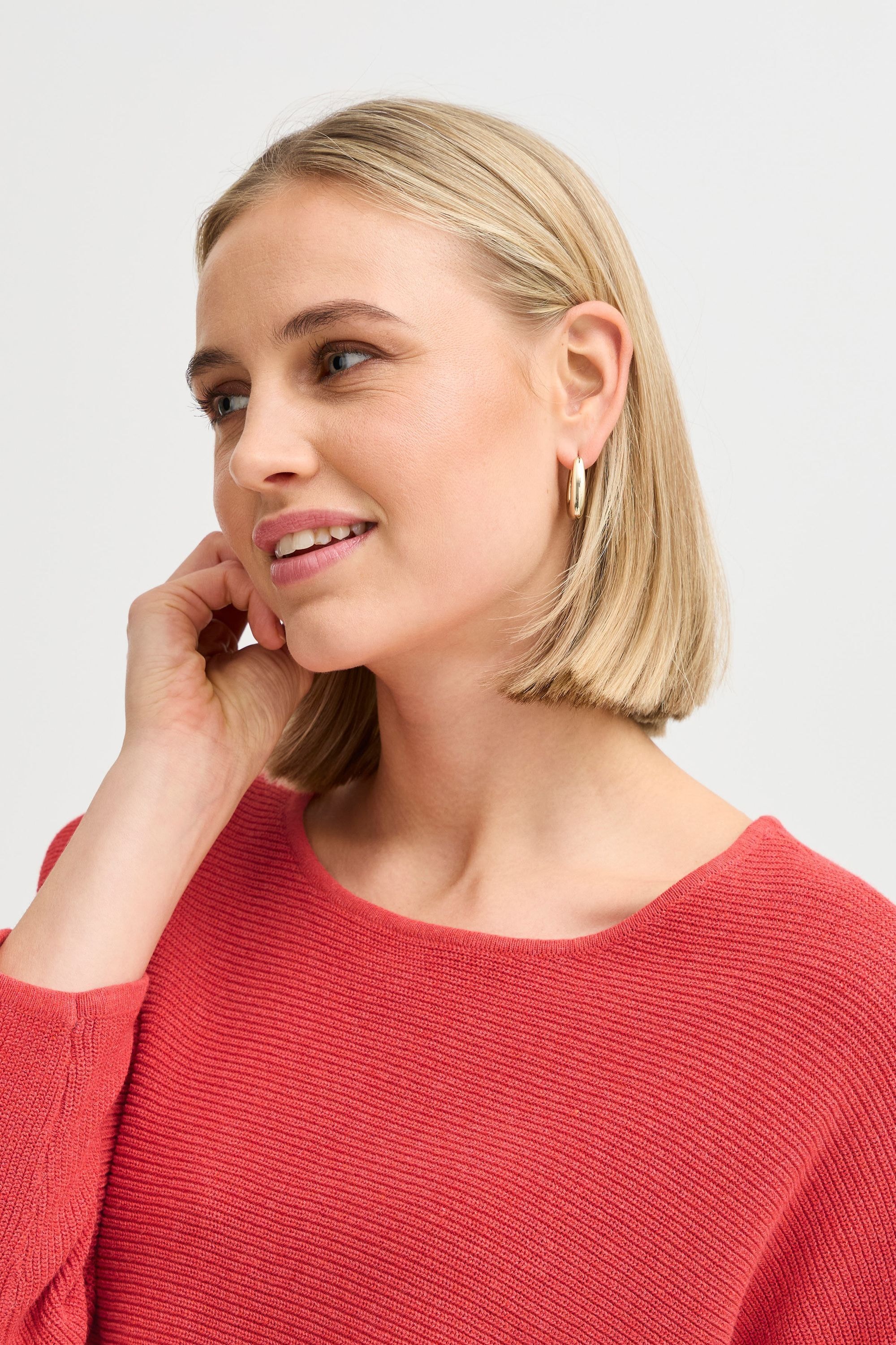 fransa Strickfleece-Pullover »Strickpullover FRSINJA PU 1«