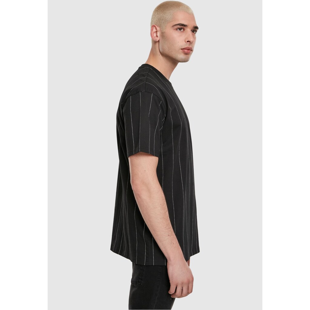 URBAN CLASSICS T-Shirt »Herren Oversized Pinstripe Tee«, (1 tlg.)