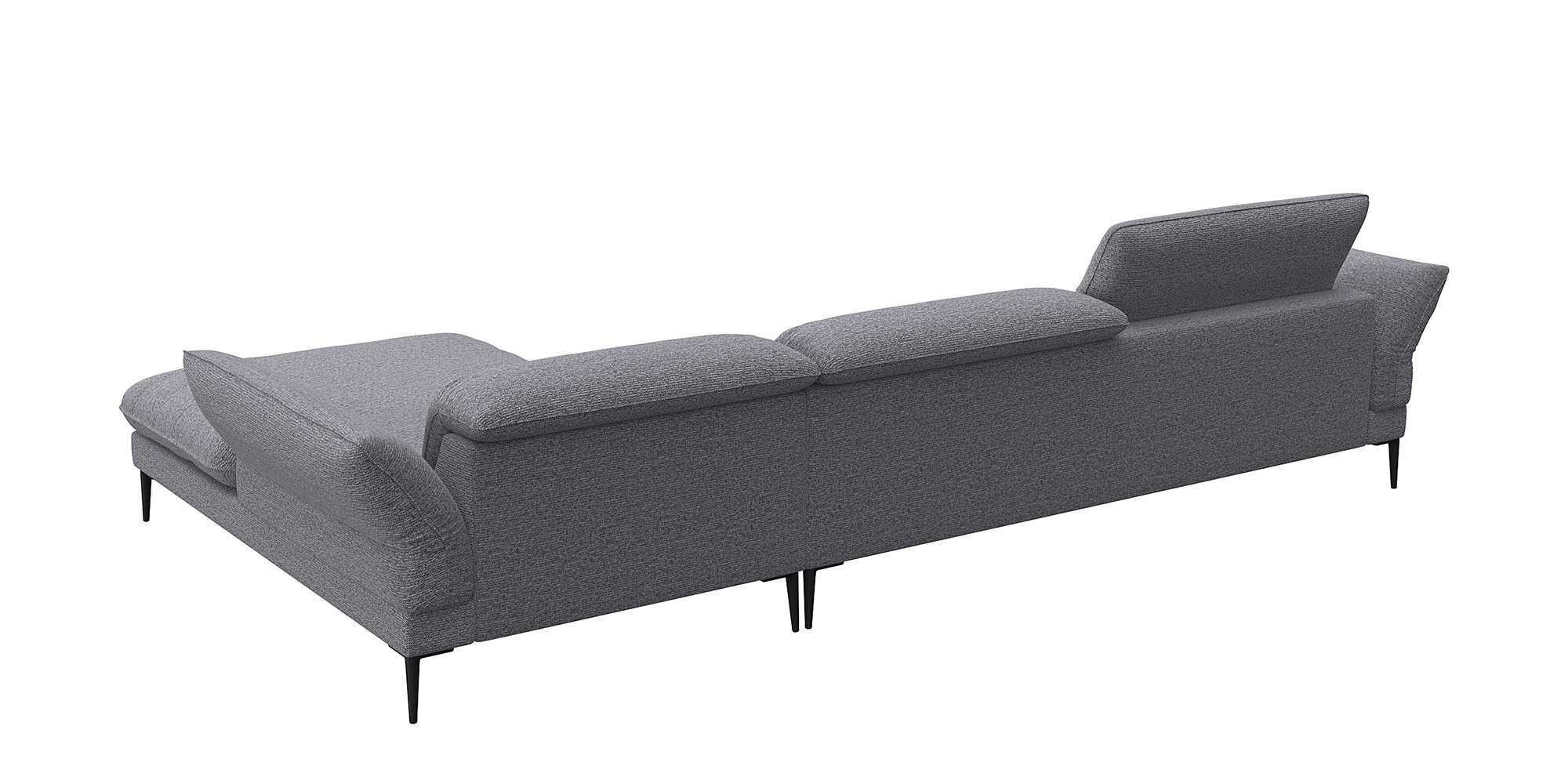 FLEXLUX Ecksofa »Salino, Funktionssofa mit Recamiere, Relaxsofa, Ecksofa« Sofa mit Arm- und Kopfteil-Verstellungen, Kaltschaum & Stahl-Wellen