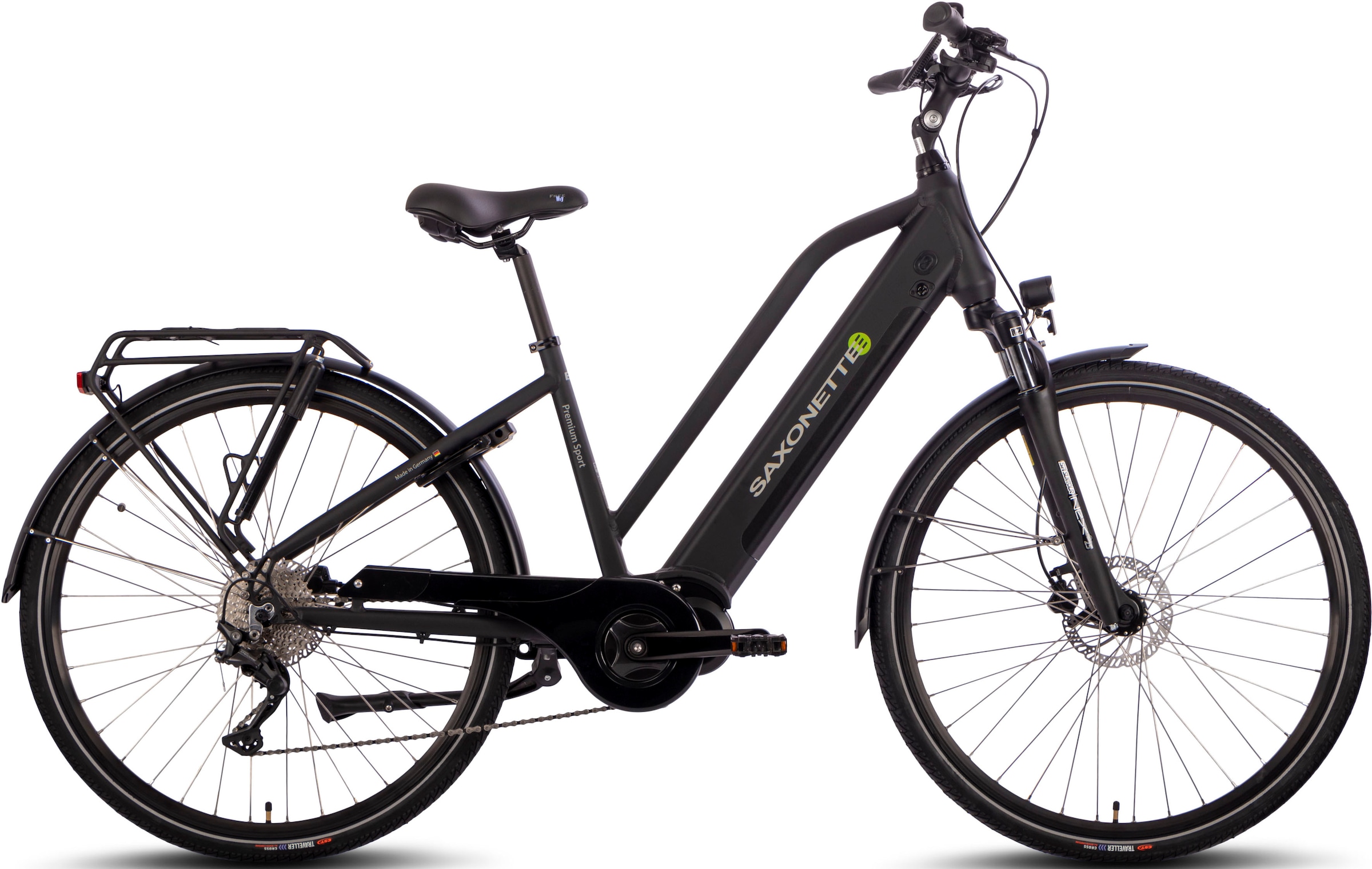 E-Bike »Premium Sport (Trapez)«, 10 Gang, Mittelmotor 250 W, Pedelec
