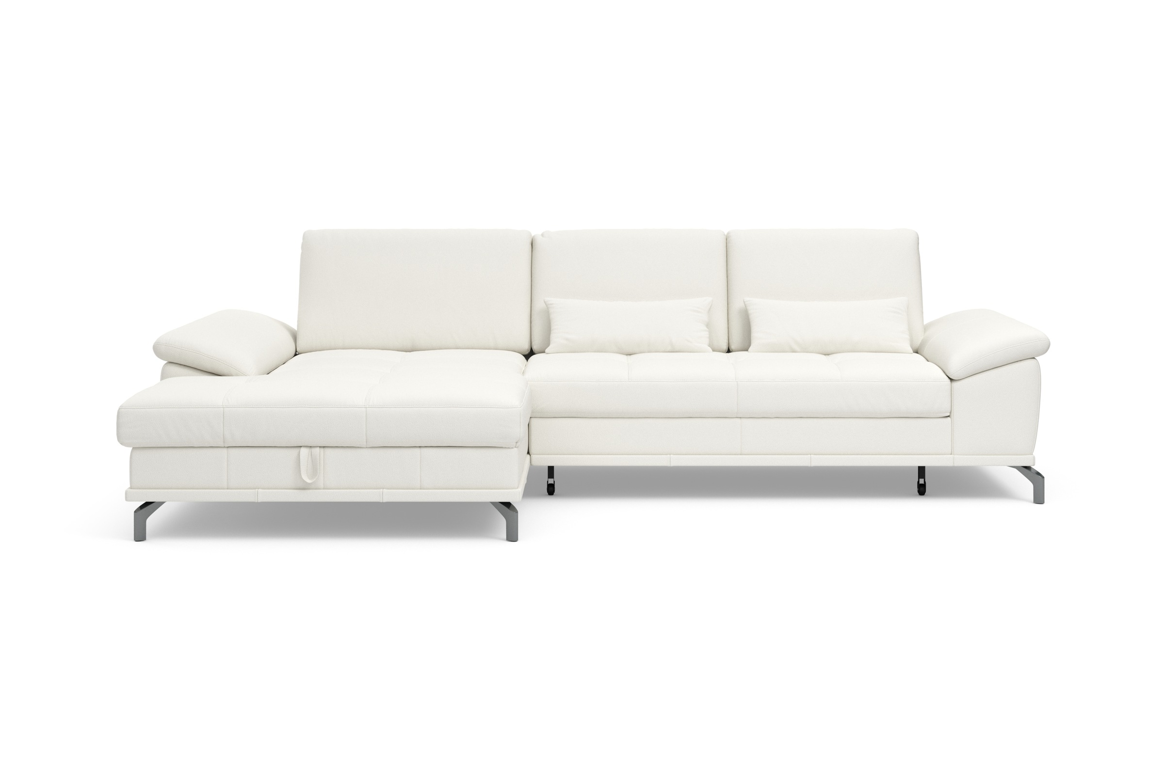 Places of Style Ecksofa Costello, mit Sitztiefenverstellung und Armlehnfunk günstig online kaufen