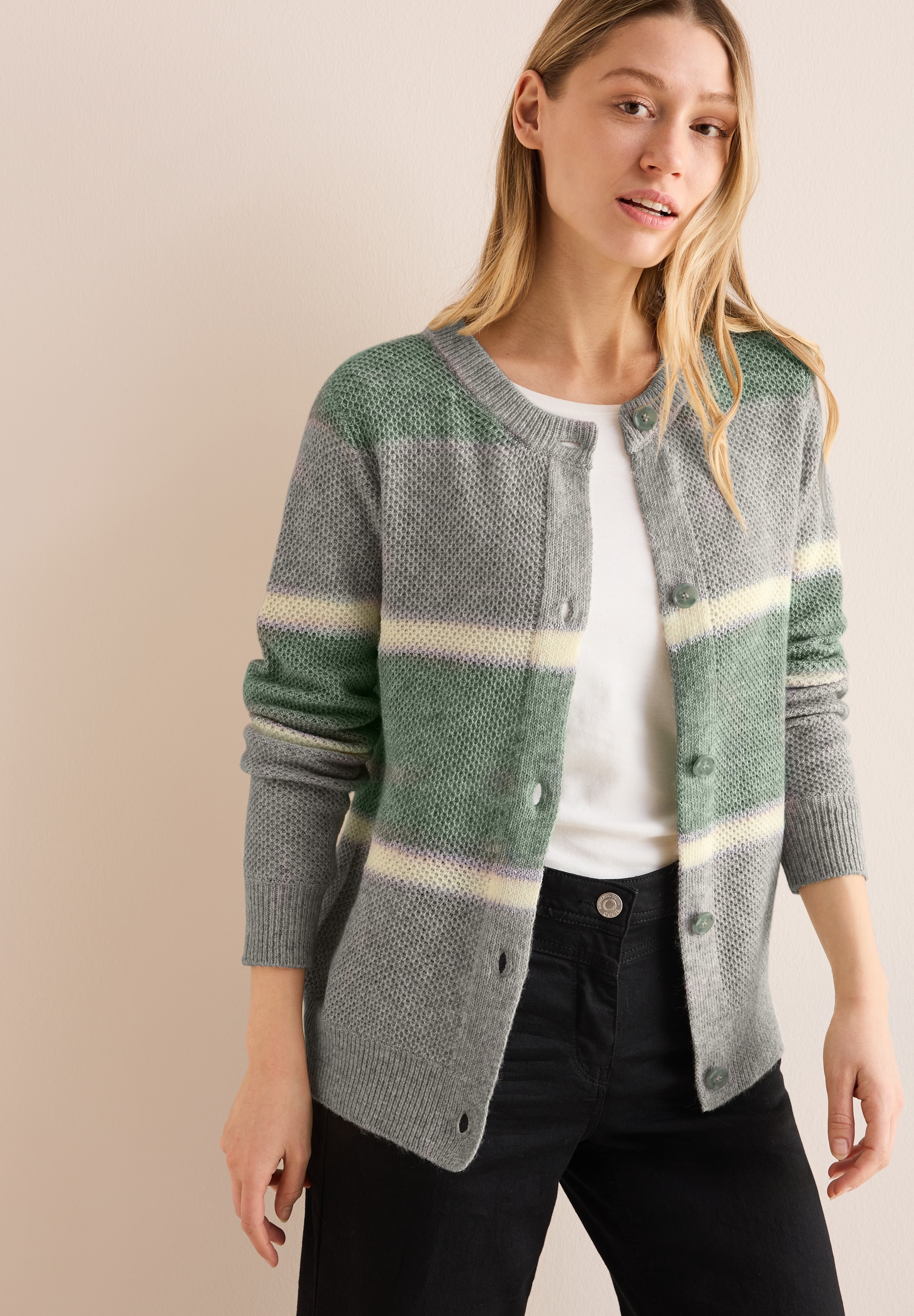 Cecil Cardigan mit Knopfleiste