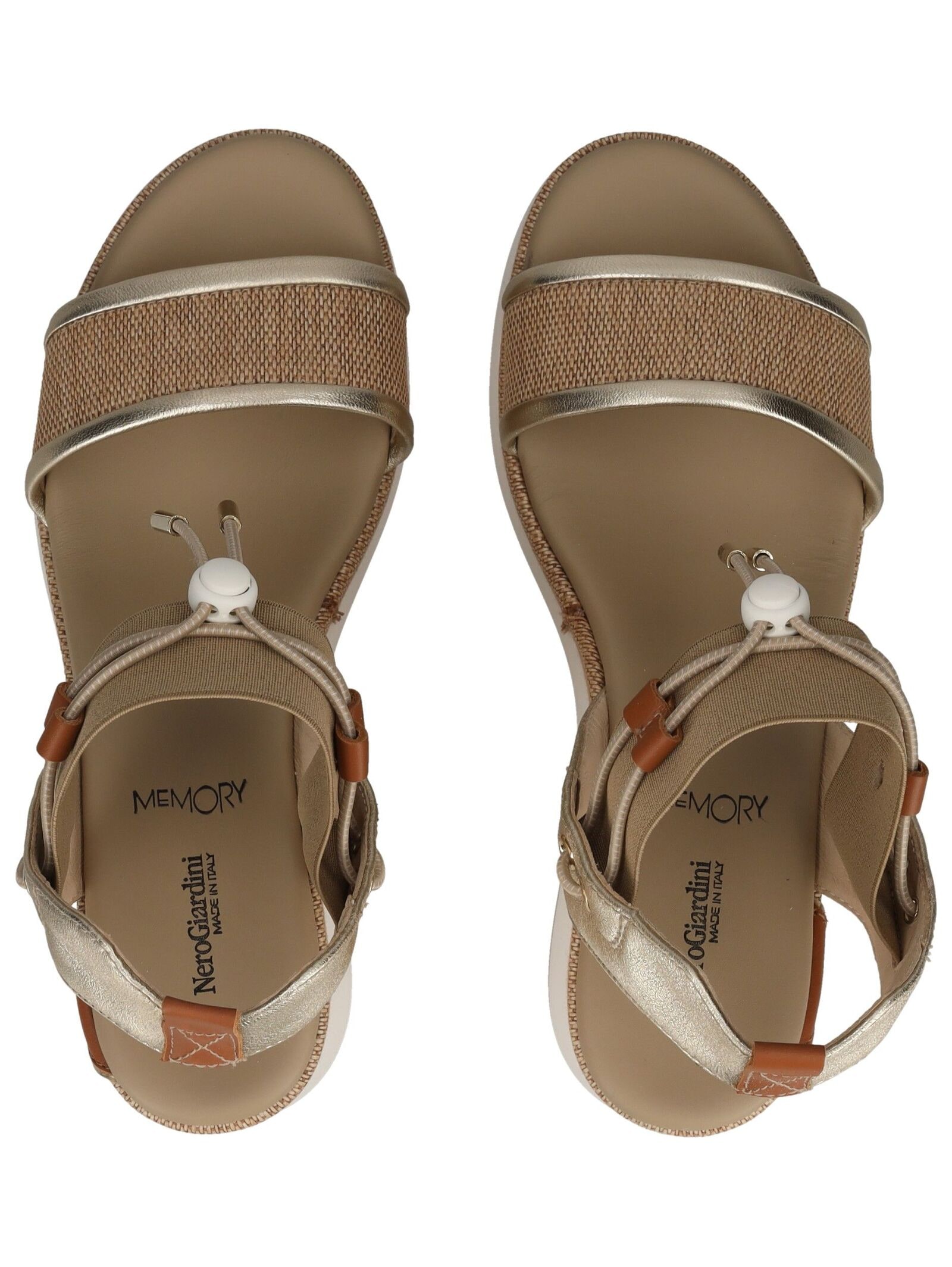 Nero Giardini Keilsandalette »Nero Giardini Sandalen Leder/Textil«