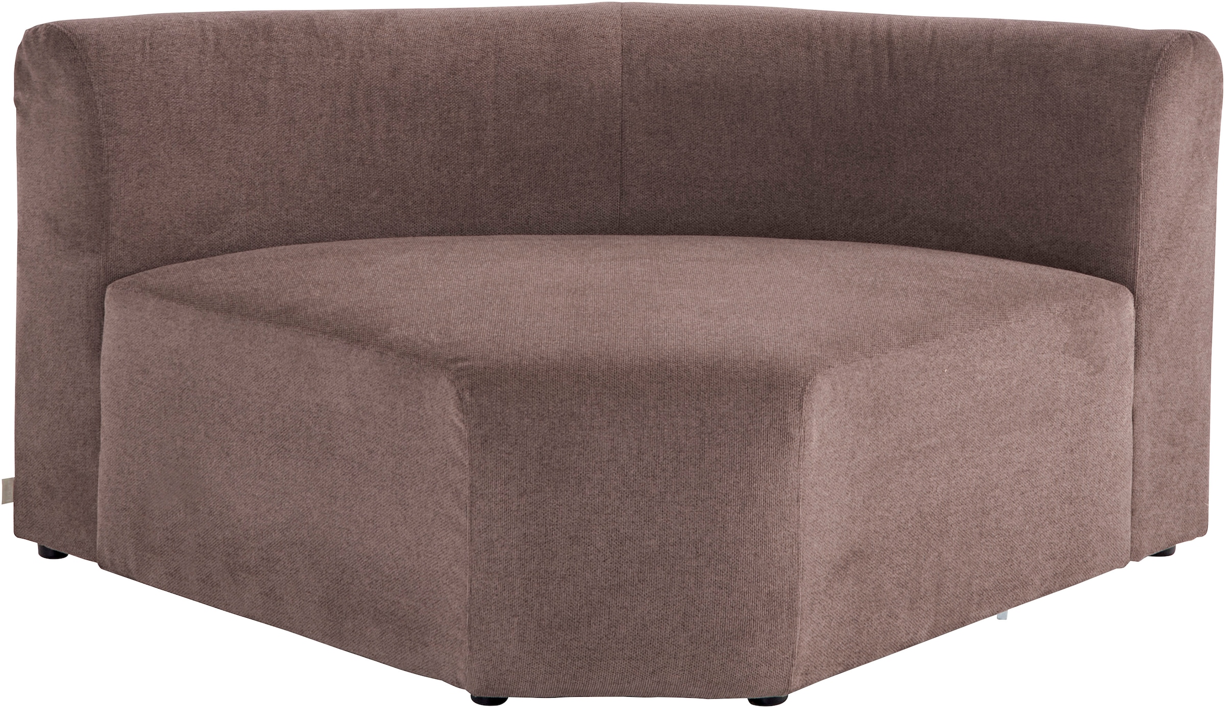 LeGer Home by Lena Gercke Sofa-Eckelement »LYZA mit gerundeter Rückenlehne, Maße B/T/H: 122/104/74 cm«, als Modul oder separat verwendbar, für individuelle Zusammenstellung