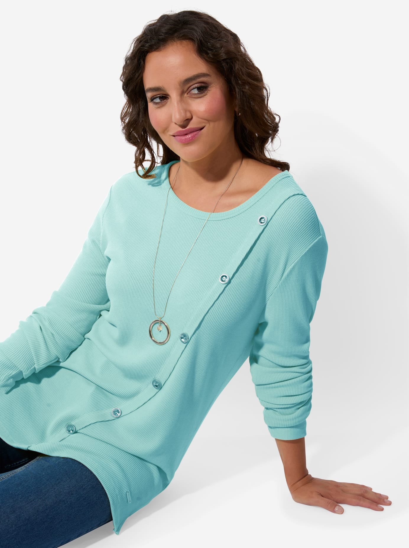 Casual Looks Langarmshirt »Rundhals-Shirt« 1 tlg.