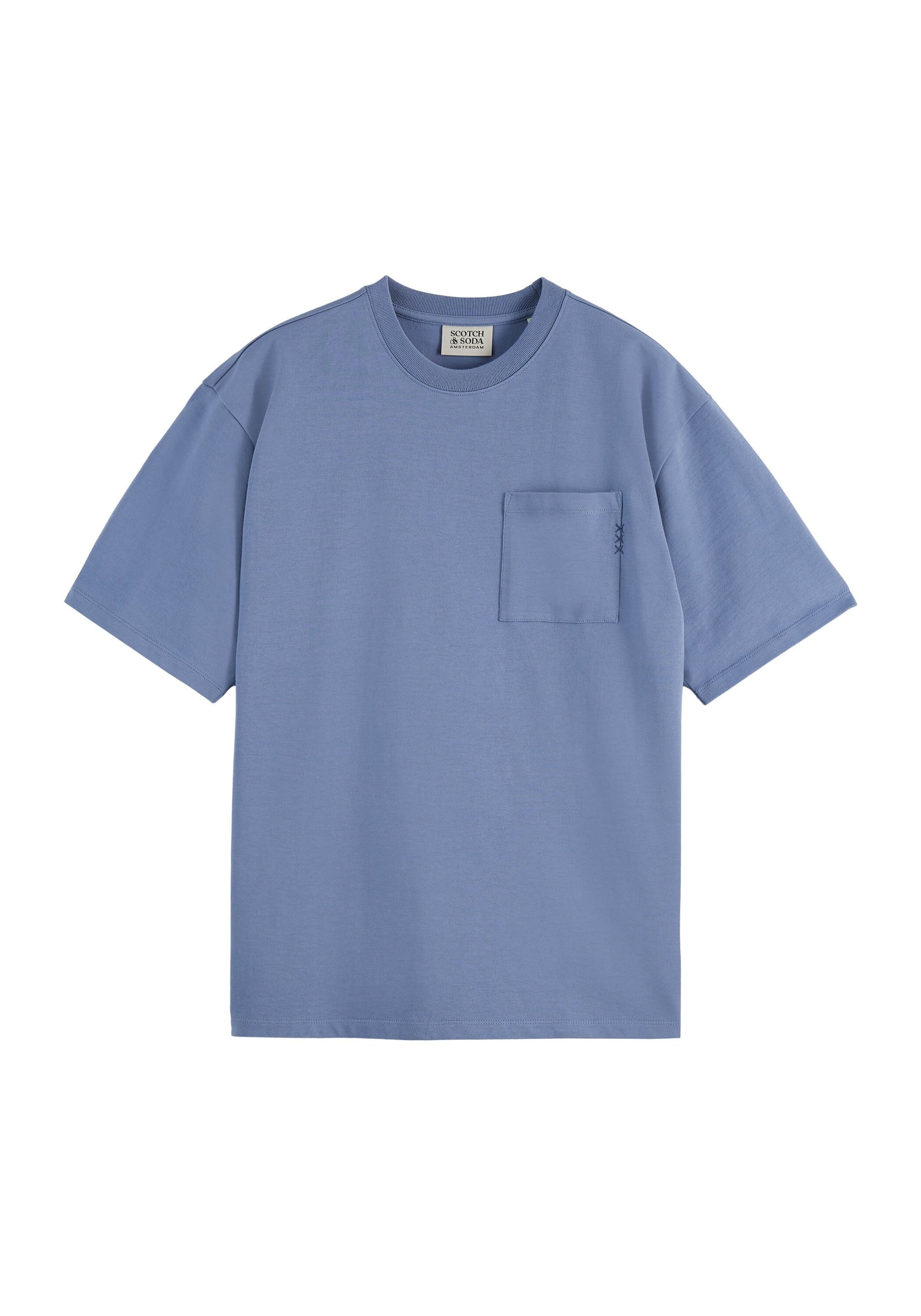 Scotch & Soda T-Shirt "T-Shirt Core 3 Crosses Loose Fit Pocket T-Shirt 1er Pack" 1 Tlg.