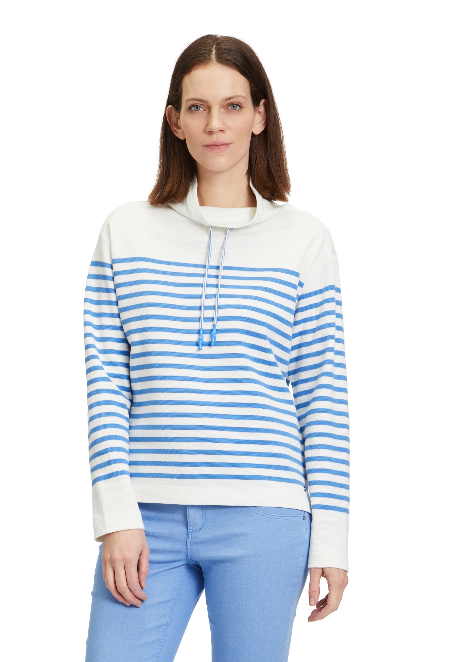 Sweatshirt »Betty & Co Casual-Sweatshirt mit Kragen«, Kragen