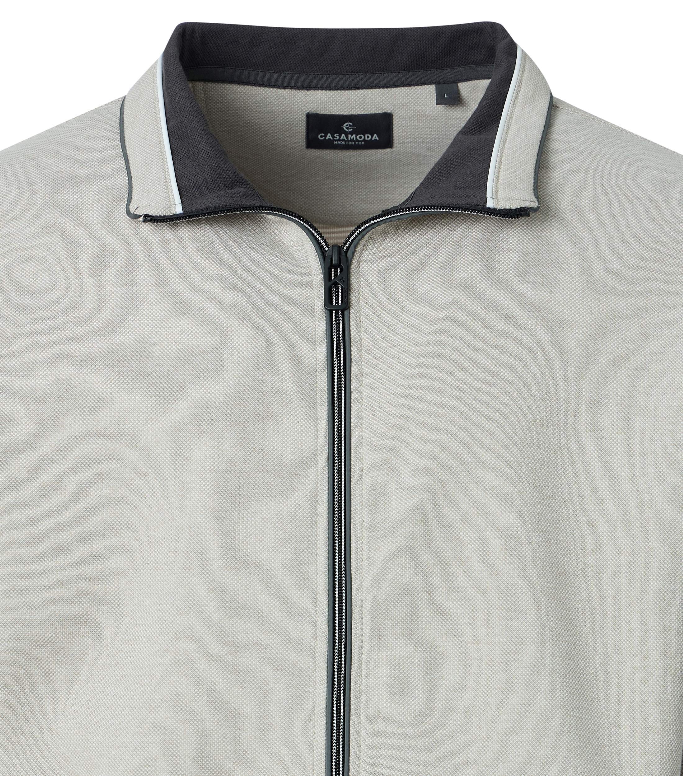 CASAMODA Sweatjacke »CASAMODA Sweatjacke gestreift«