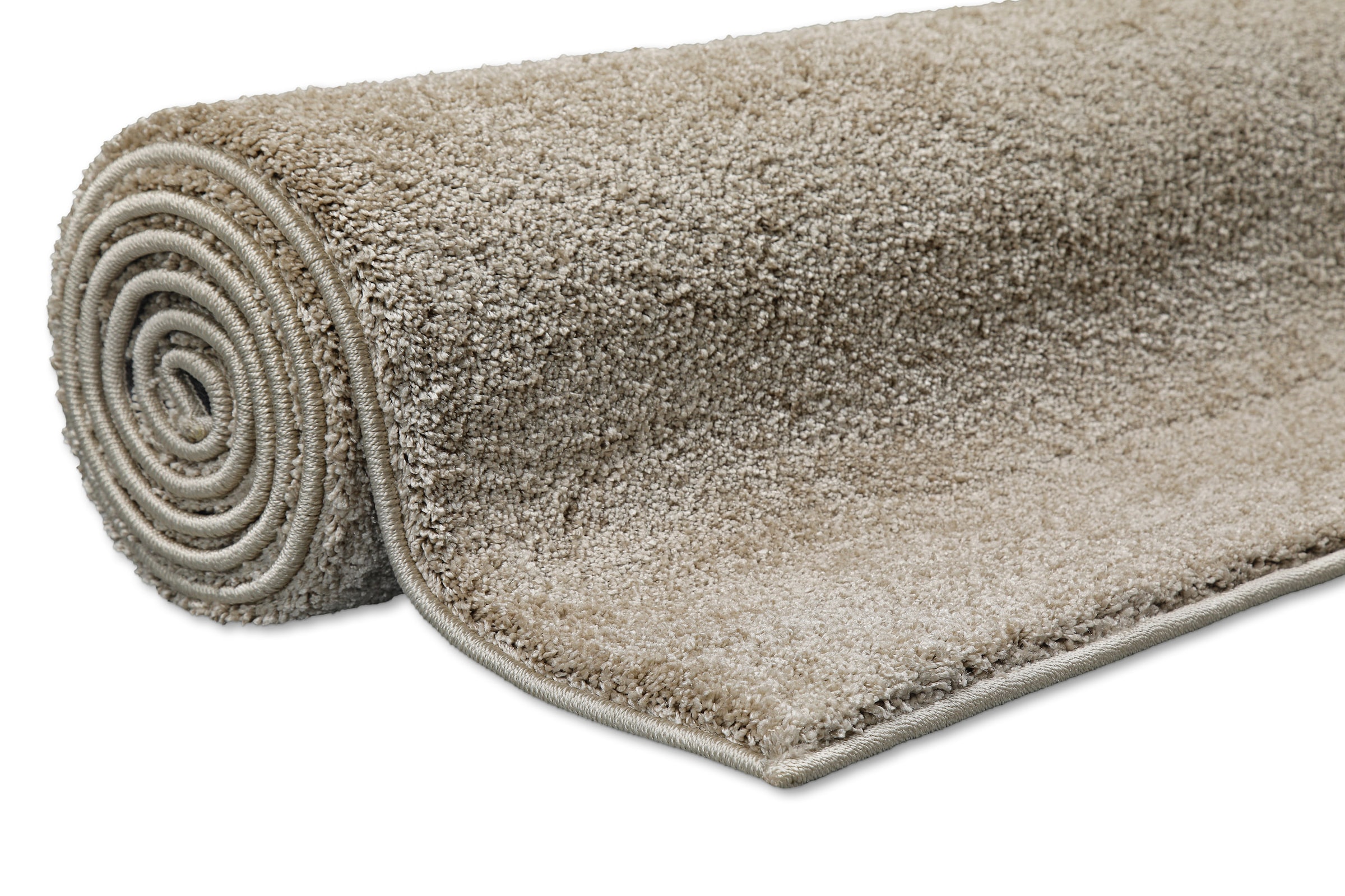 Wecon home Teppich »Wogh« quadratisch 25 mm Höhe Kurzflor, maschinell gewebt, robust, Wohn- & Schlafzimmer, einfarbig