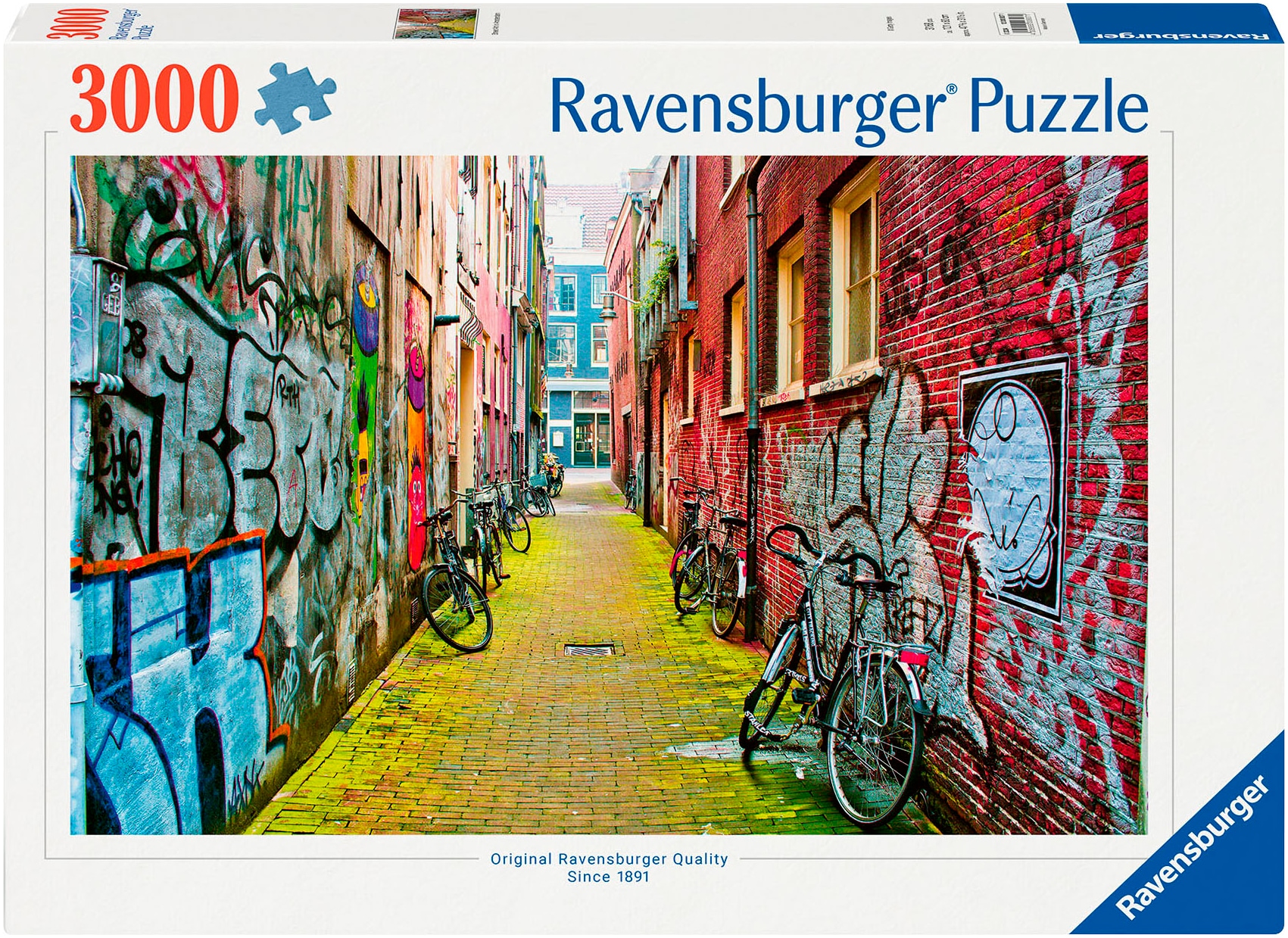 Ravensburger Puzzle »Street Art in Amsterdam«, (3000 tlg.), Made in Germany