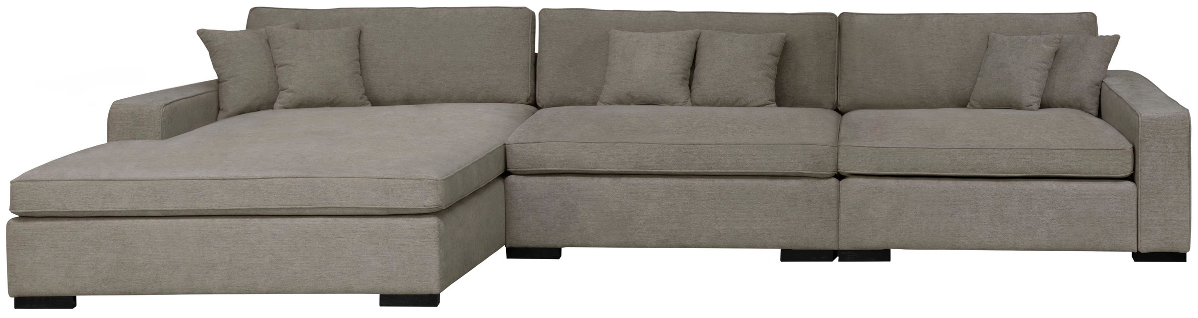 Home affaire Sofa-Eckelement "Skara XXL L-Form" Lounge-Sofa XXL mit Federke günstig online kaufen