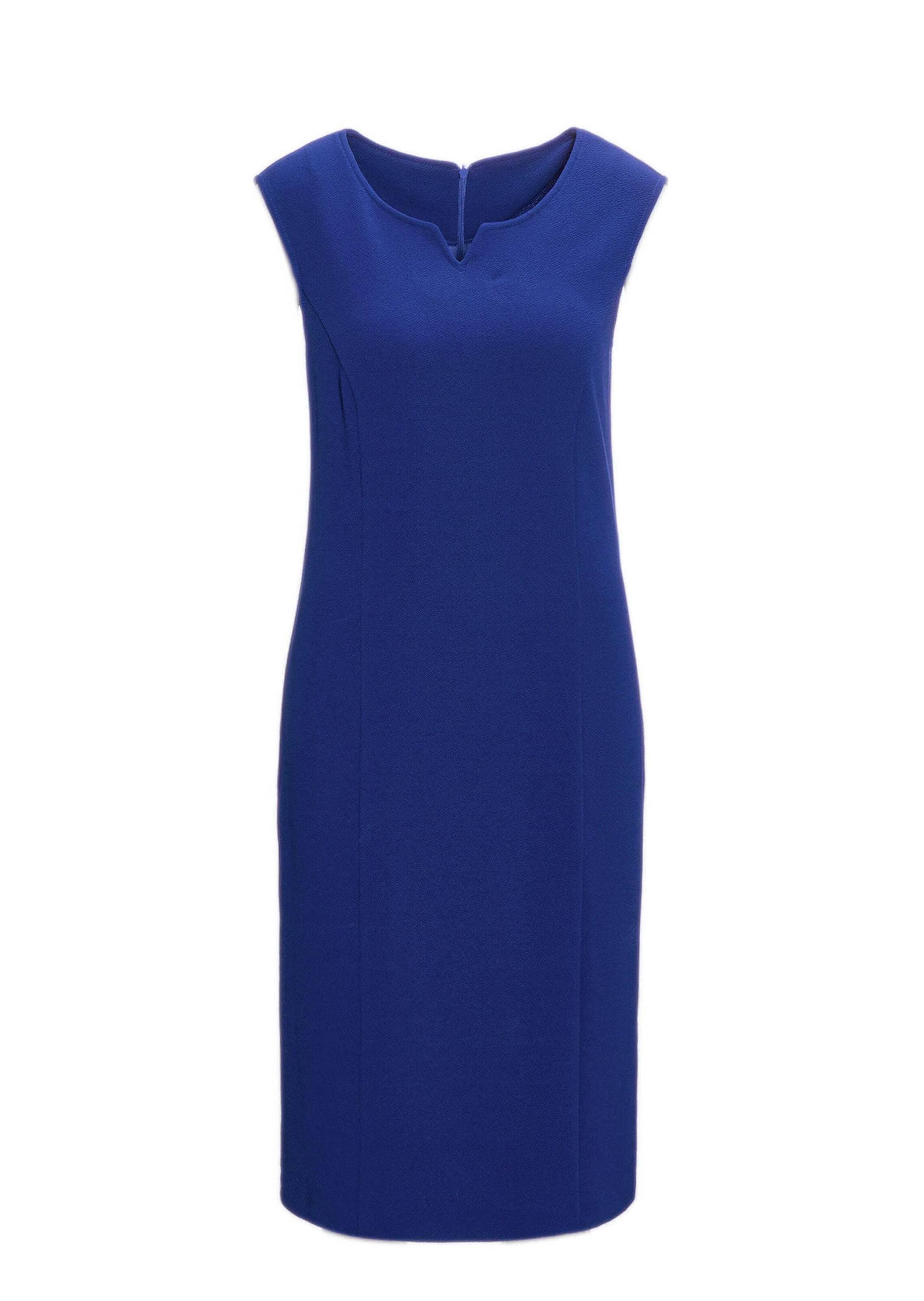 GOLDNER Sommerkleid "Kurzgröße Strukturiertes Jerseykleid" Schlitz günstig online kaufen