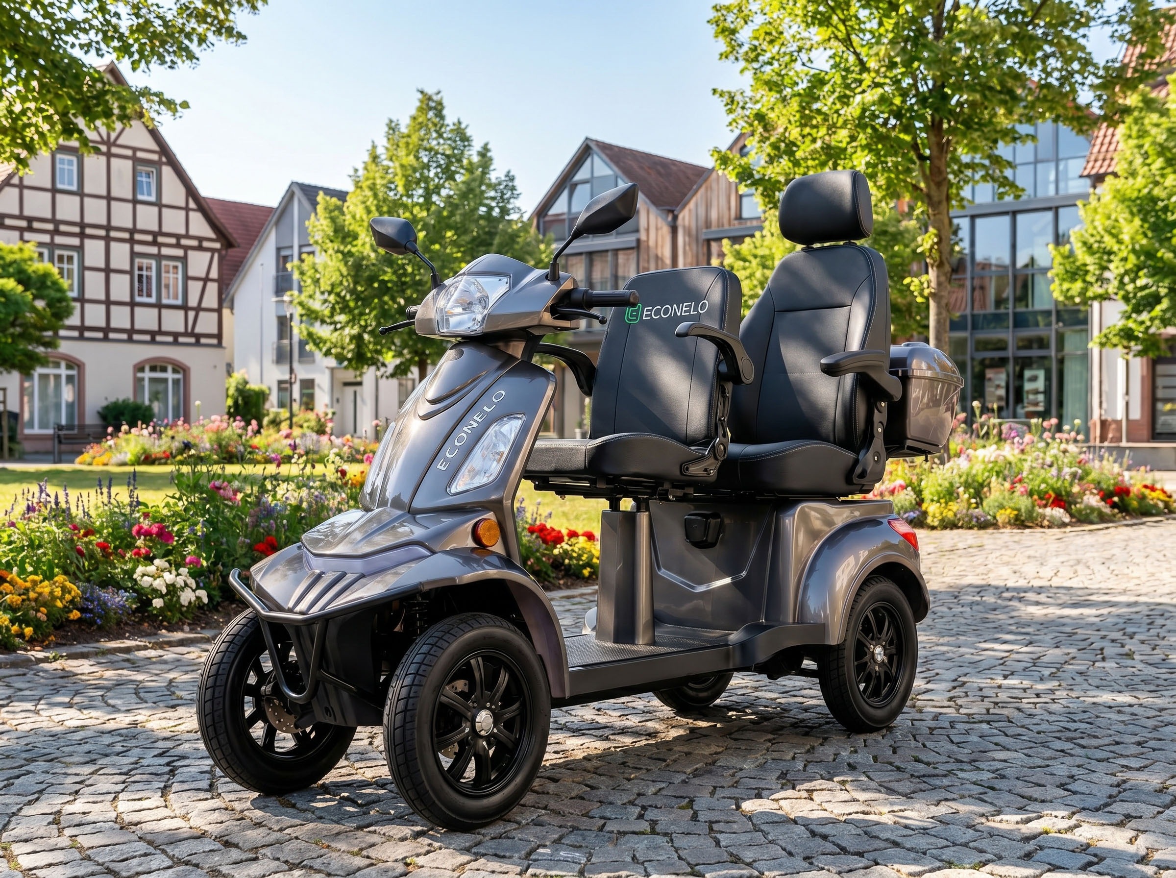 ECONELO Elektromobil »E-Seniorenmobil VISTA Quarter-1L, Blei-Akku, 4-Rad, 60V, 1000 Watt« 1.000 W 25 km/h