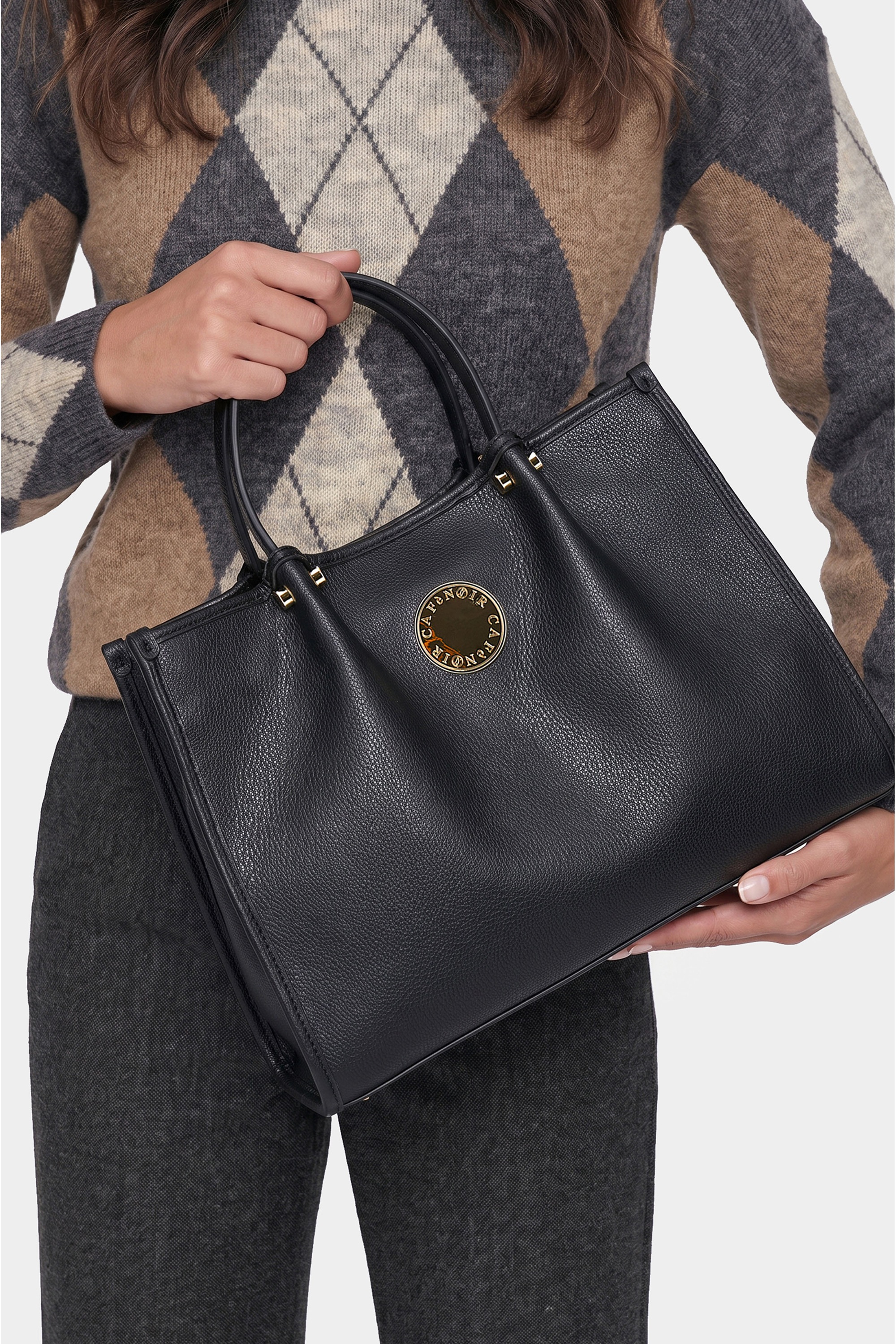 CAFèNoir Tragetasche »TOTE BAG C3JV0090 Damen« Tragetasche Damen, Shopper, Einkaufstasche, Fashion, Lifestyle, Sale