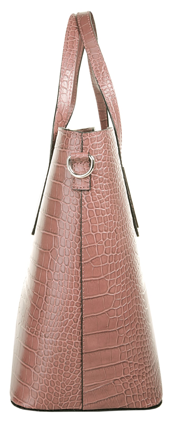 Cluty Henkeltasche, echt Leder, Made in Italy