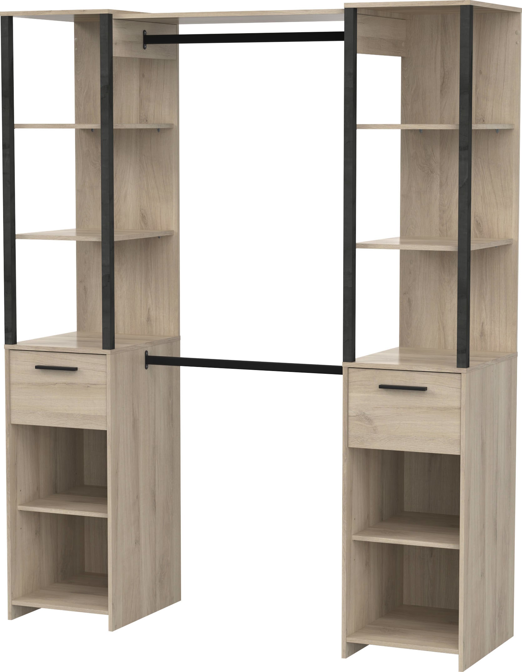 Demeyere GROUP Vorhang-Schrank »Gary«, (B/H/T ca. 160/200/50cm), platzsparendes Design