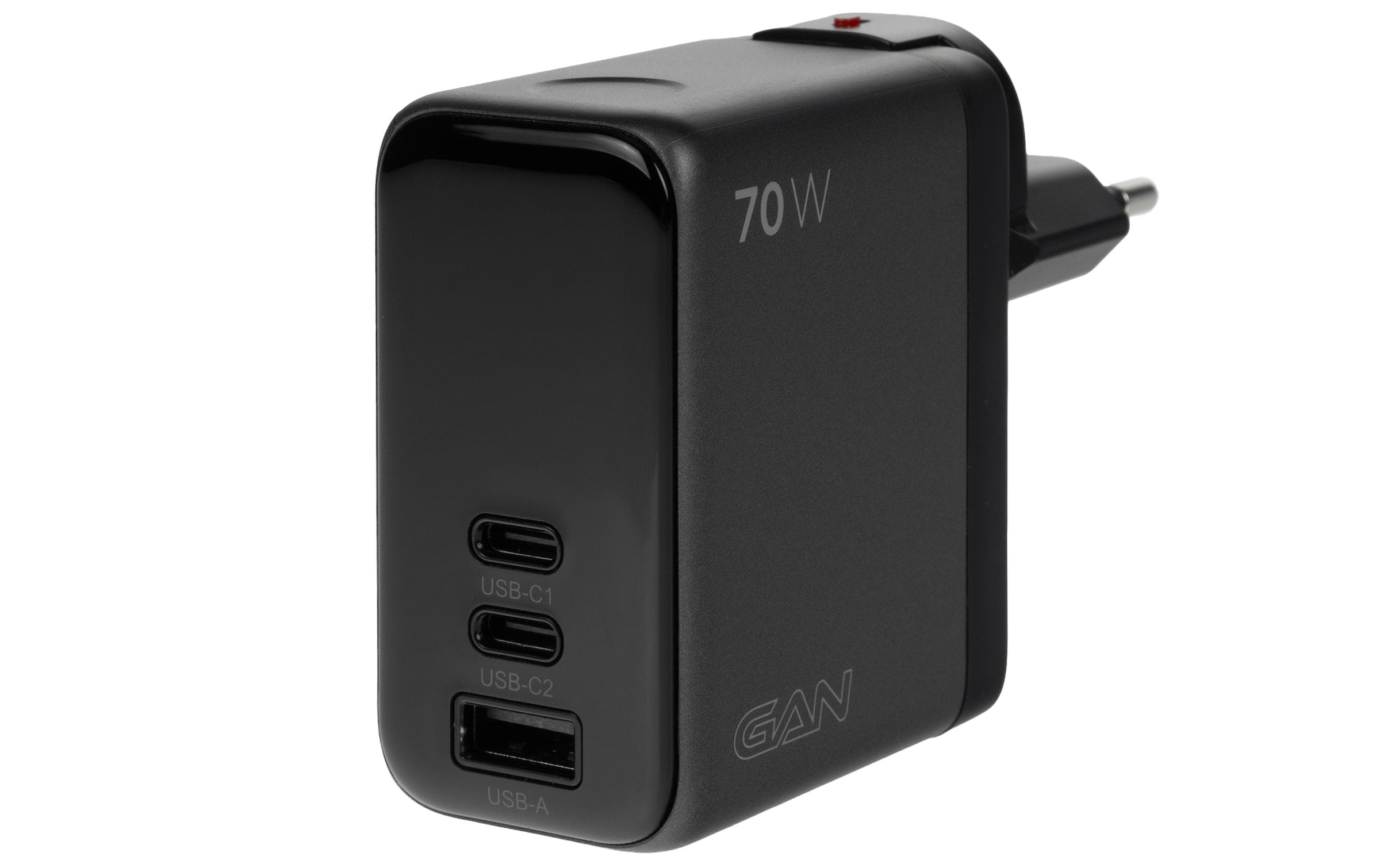 onit USB-Ladegerät »Travel 2C1A 70 W GaN« Reiseladegerät mit Wechseladaptern für den weltweiten Einsatz