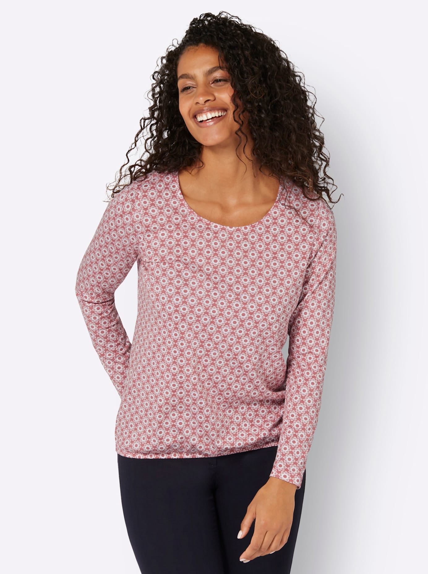 Inspirationen Langarmshirt "Druck-Shirt" 1 Stk. tlg. günstig online kaufen