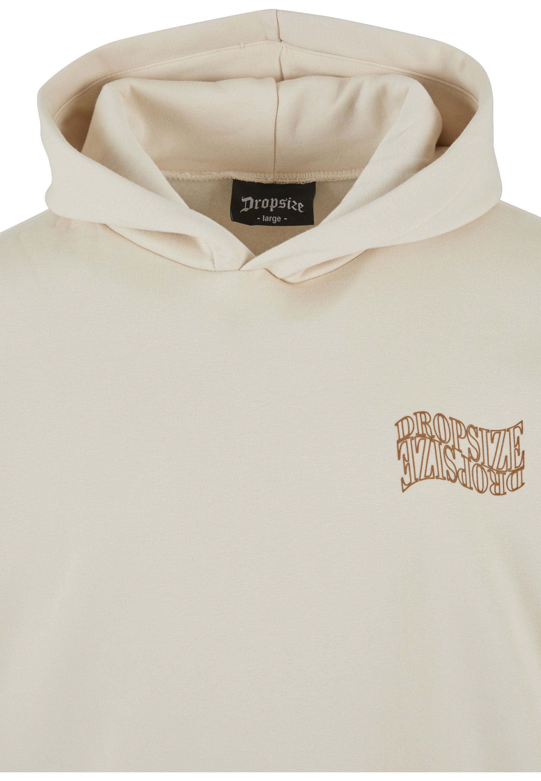 Thumbnail - Dropsize Kapuzenpullover "Dropsize Herren Heavy Oversize Mirrored Logo Hoodie" 1 Stk.