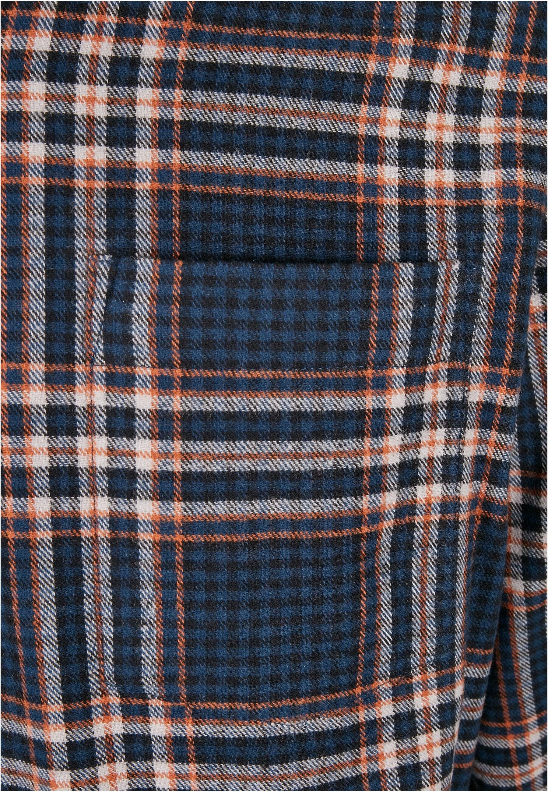 URBAN CLASSICS Langarm-Poloshirt »Urban Classics Herren Checked Campus Shirt« 1 Stk.