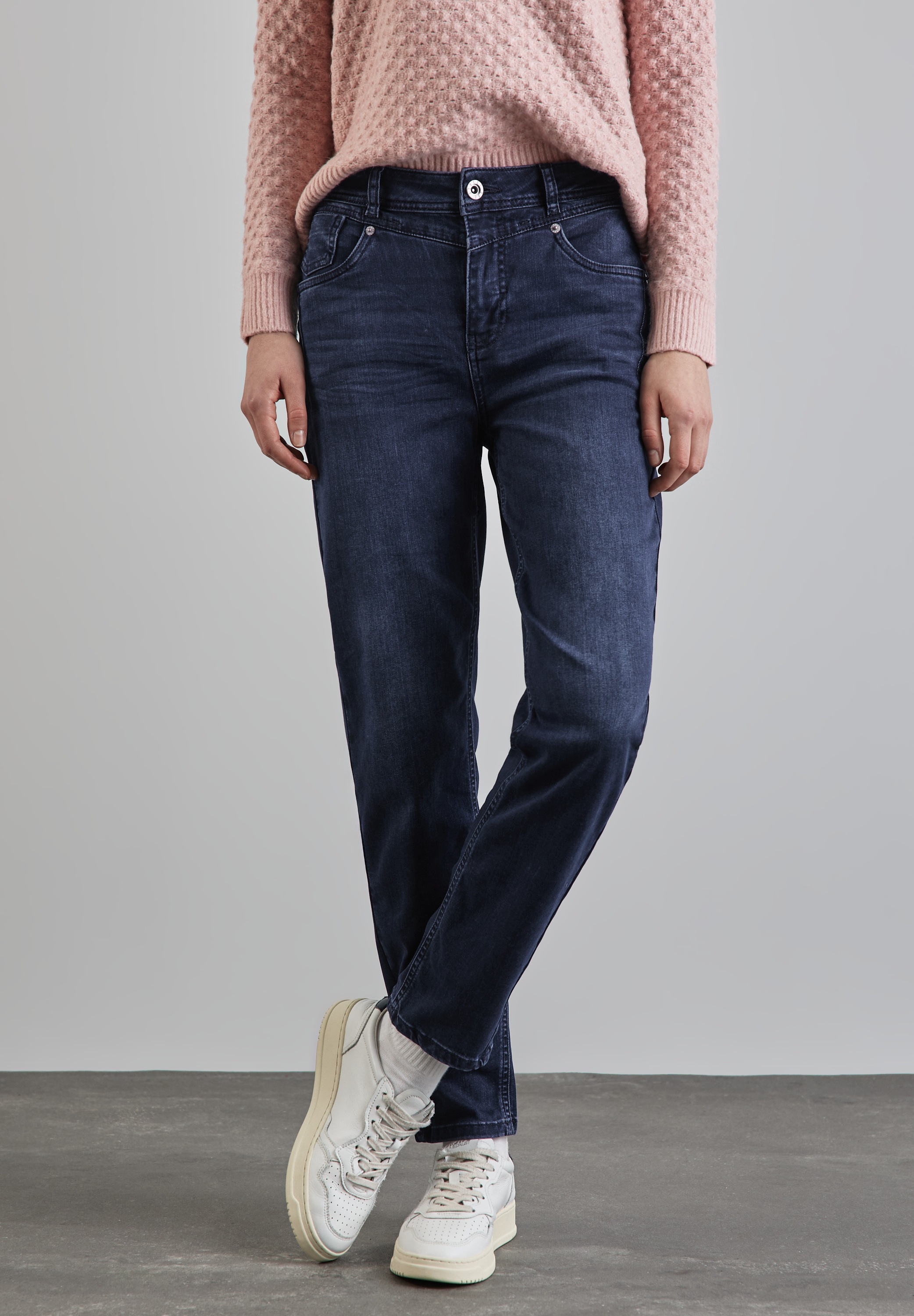 STREET ONE Comfort-fit-Jeans, High Waist