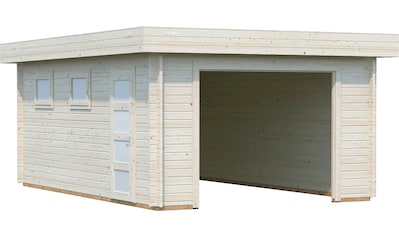 Garage »Rasmus«, BxTxH: 420x598x253 cm, ohne Tor, naturbelassen