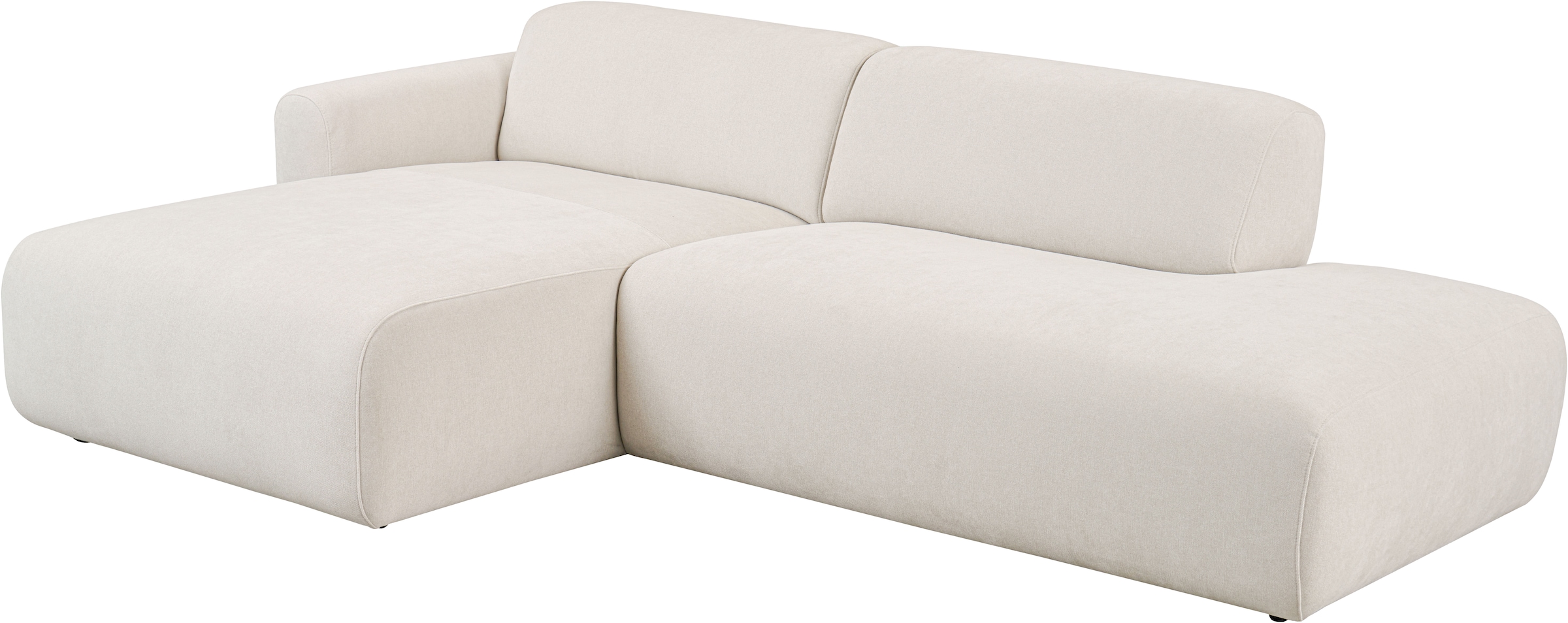 andas Ecksofa »Myrland«, Breite 222 cm, Chenille, Easy Clean Stoff, mit Kaltschaum