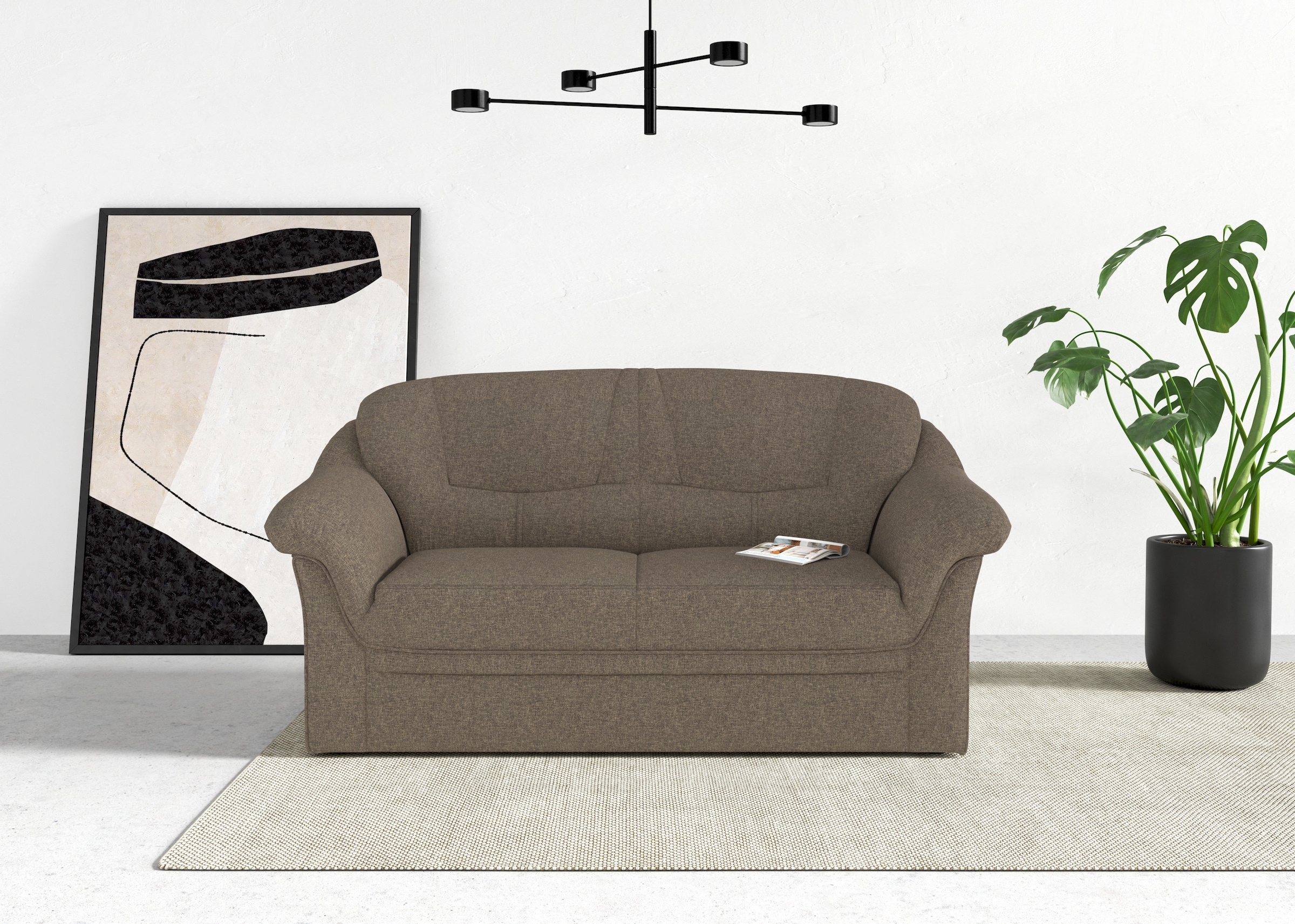 DOMO collection 2-Sitzer "Montana für kleine Räume, Breite 146cm, komfortab günstig online kaufen