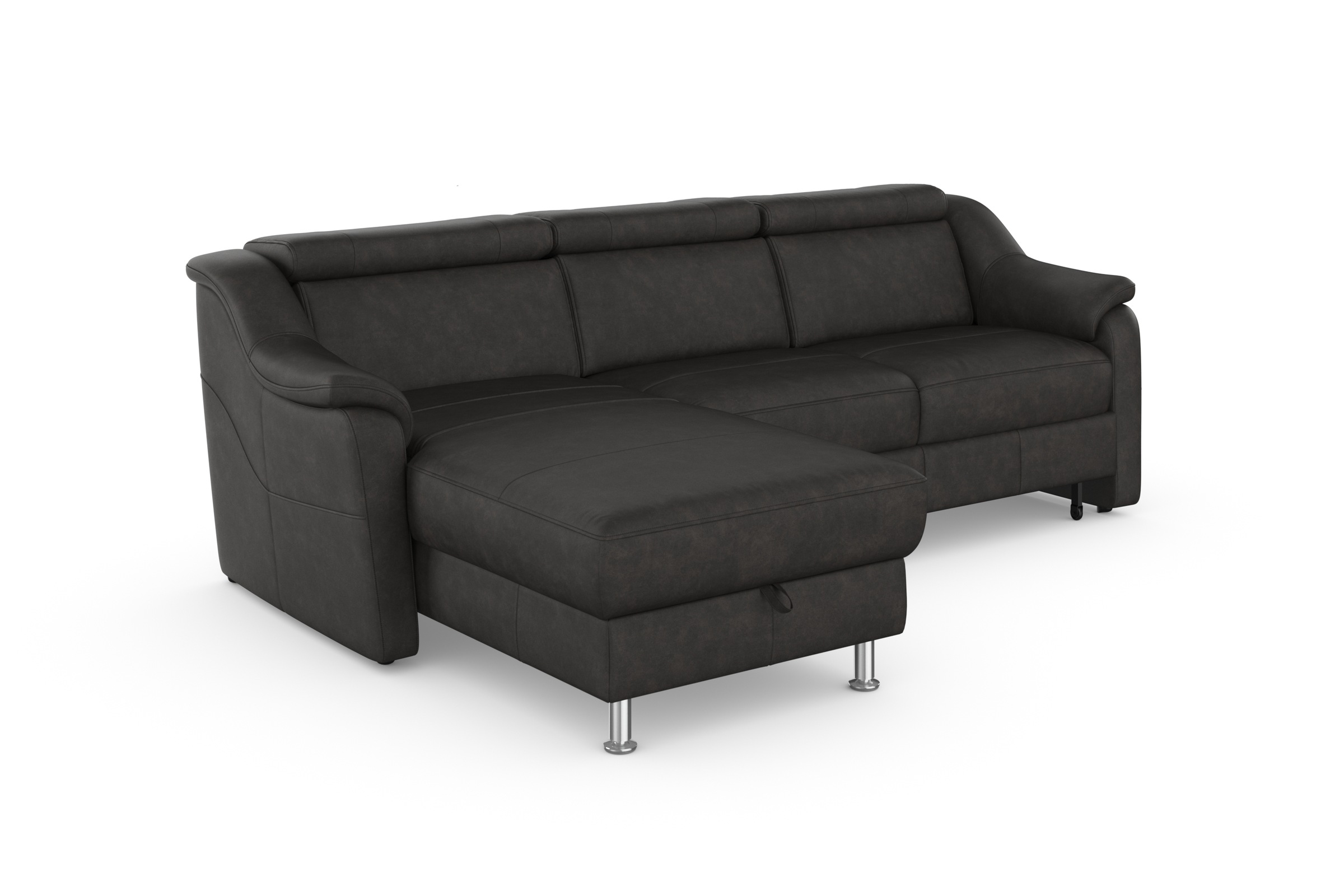 sit&more Ecksofa »Freetown L-Form«, inklusive Kopfteilverstellung und komfortablem Federkern