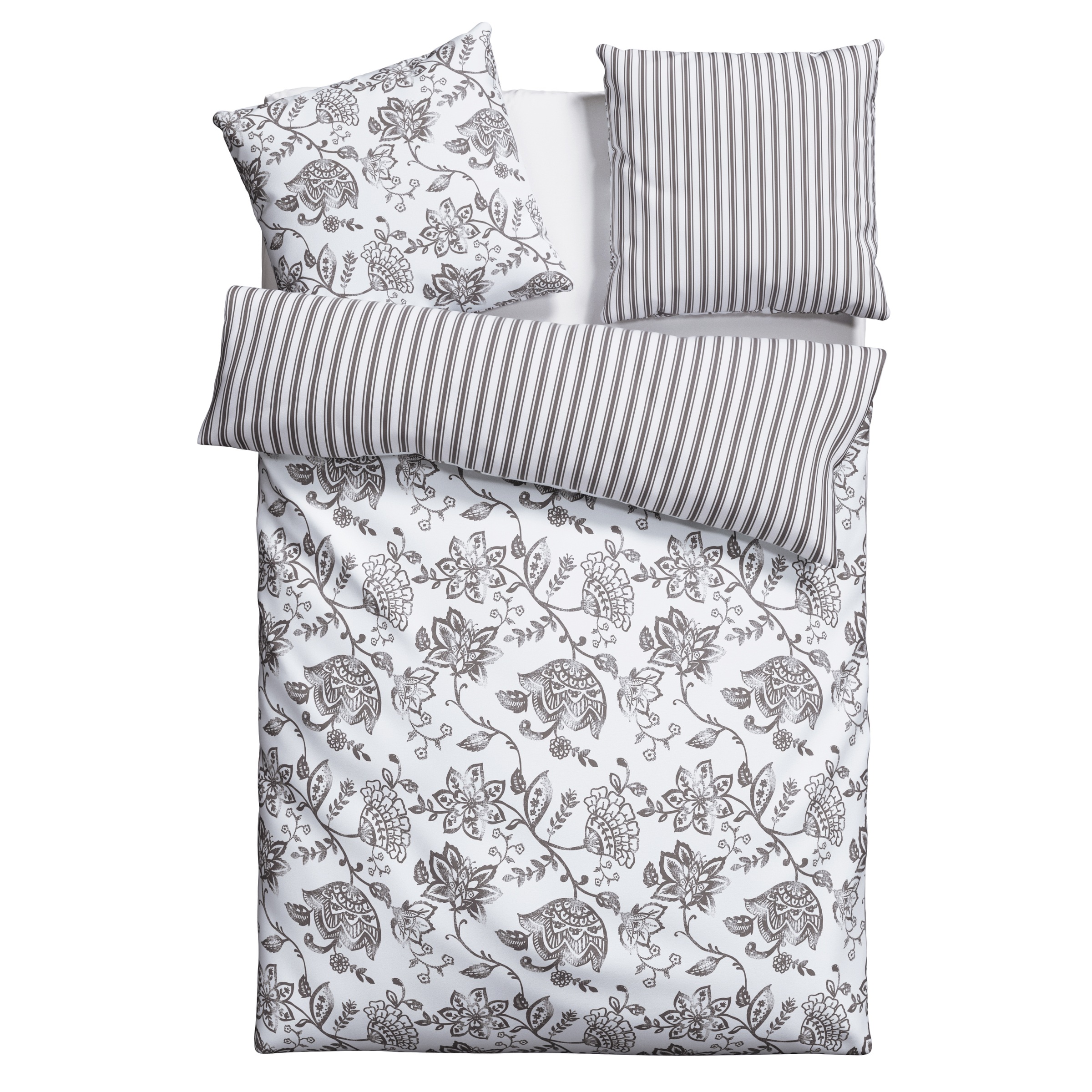 andas Wendebettwäsche "Nordby" 2 tlg. Bettwäsche aus Baumwolle, skandinavis günstig online kaufen