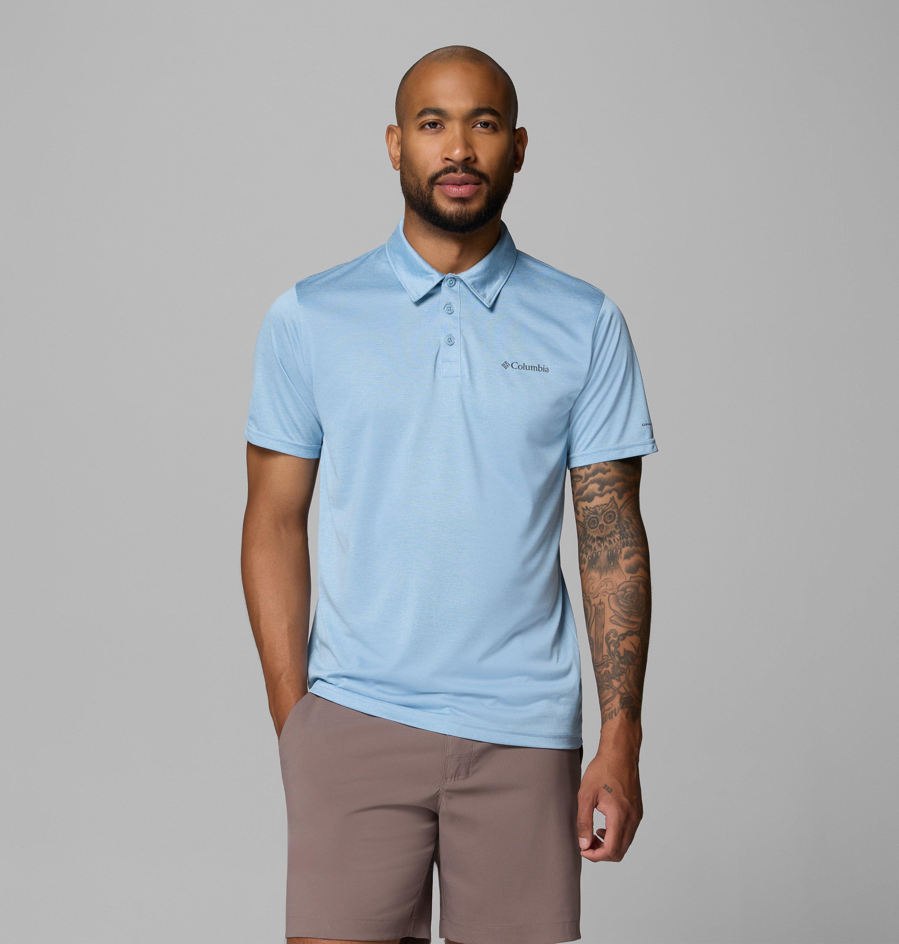 Columbia Poloshirt "Columbia Hike Polo" Kurzarm-Design, mit Polokragen und Rundhals, aus Polyester