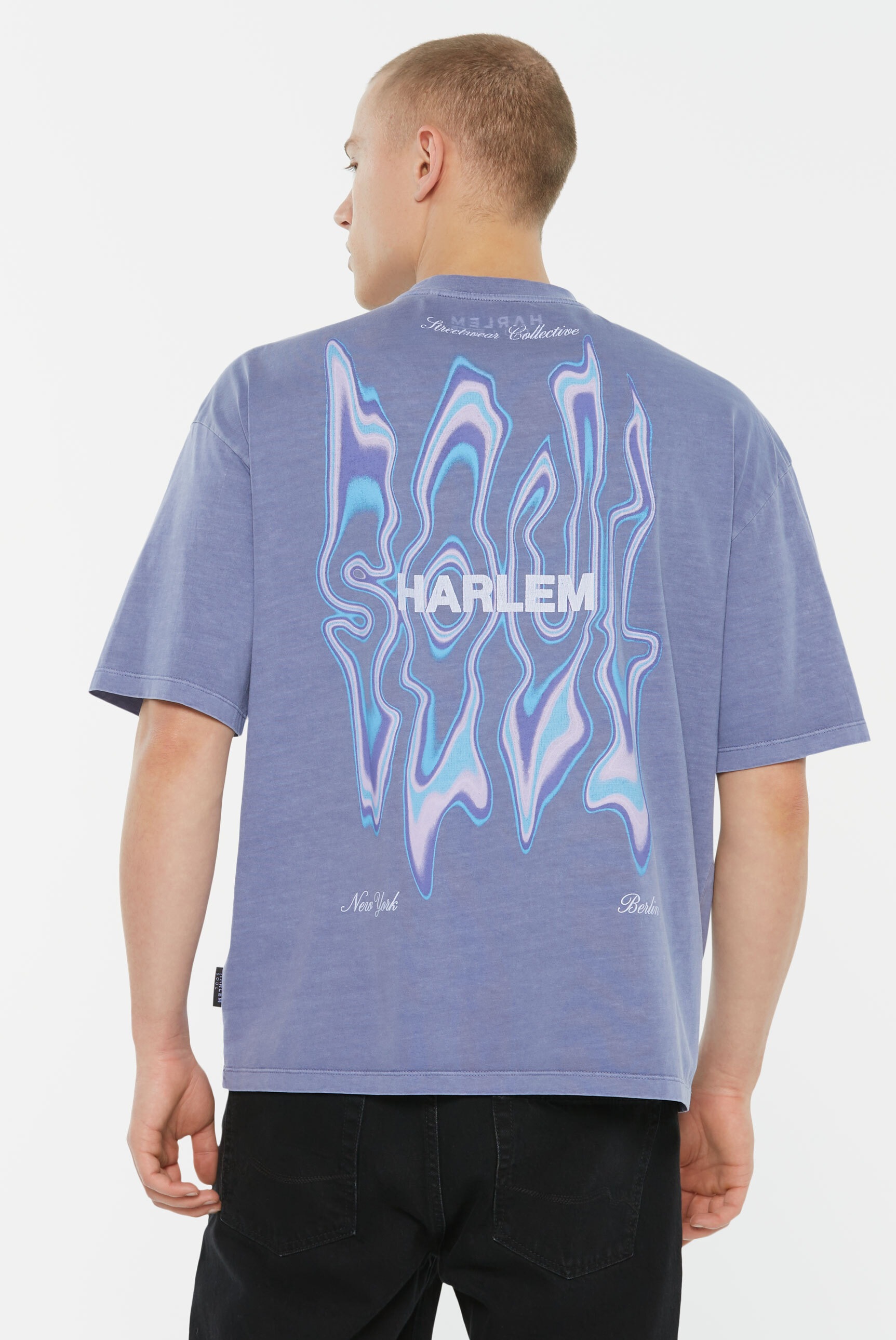 Harlem Soul Rundhalsshirt, aus Baumwolle