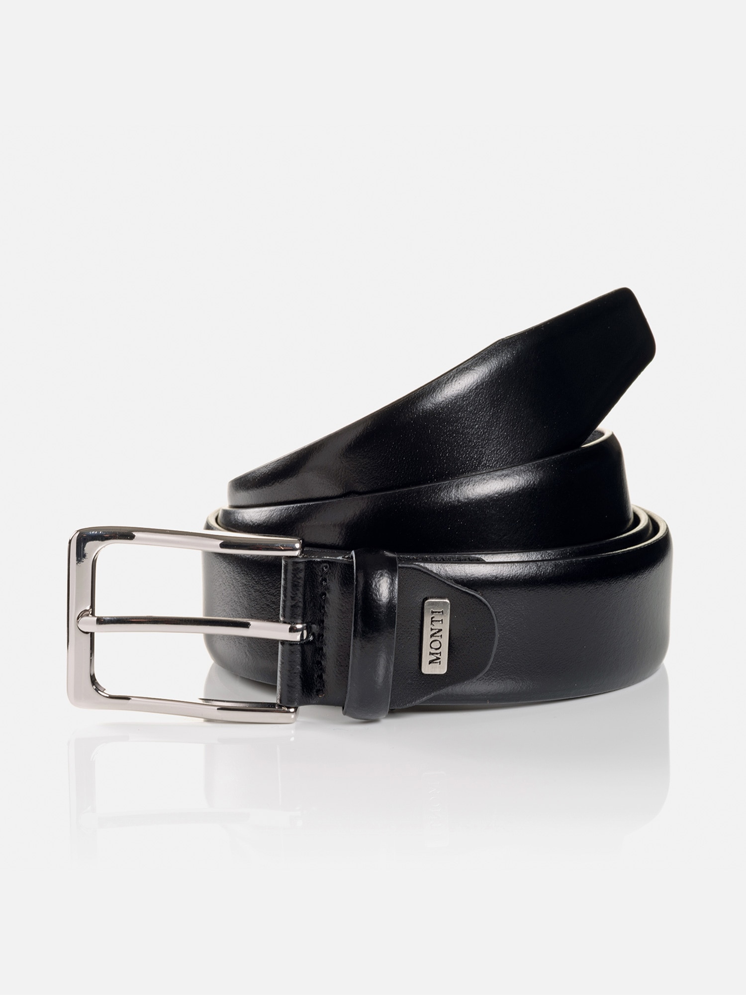 MONTI Ledergürtel "REDDING" glänzend, elegant günstig online kaufen