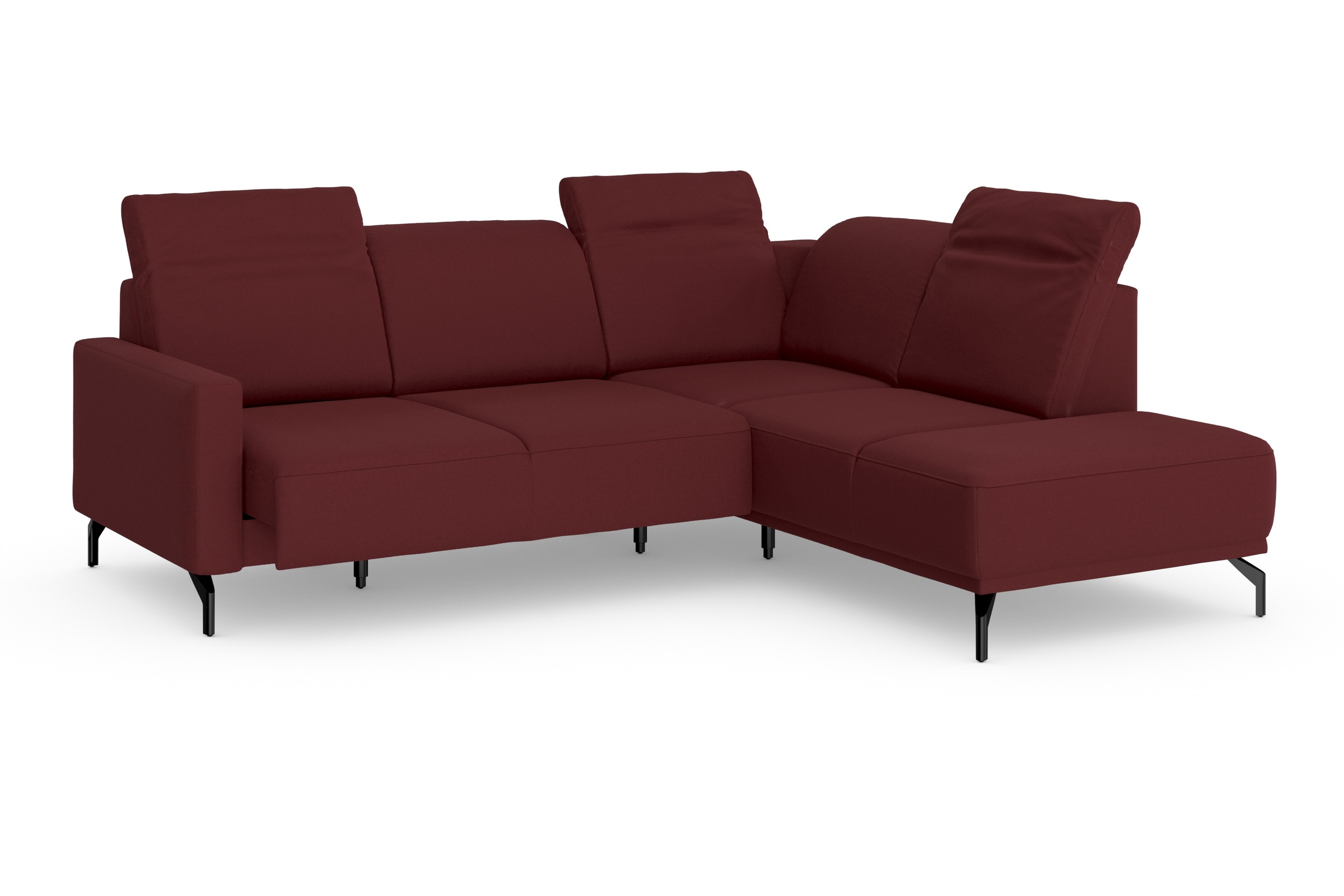 sit&more Ecksofa »Bailando L-Form«, wahlweise mit Kopfteilverstellung und Vorziehsitz, motorisch