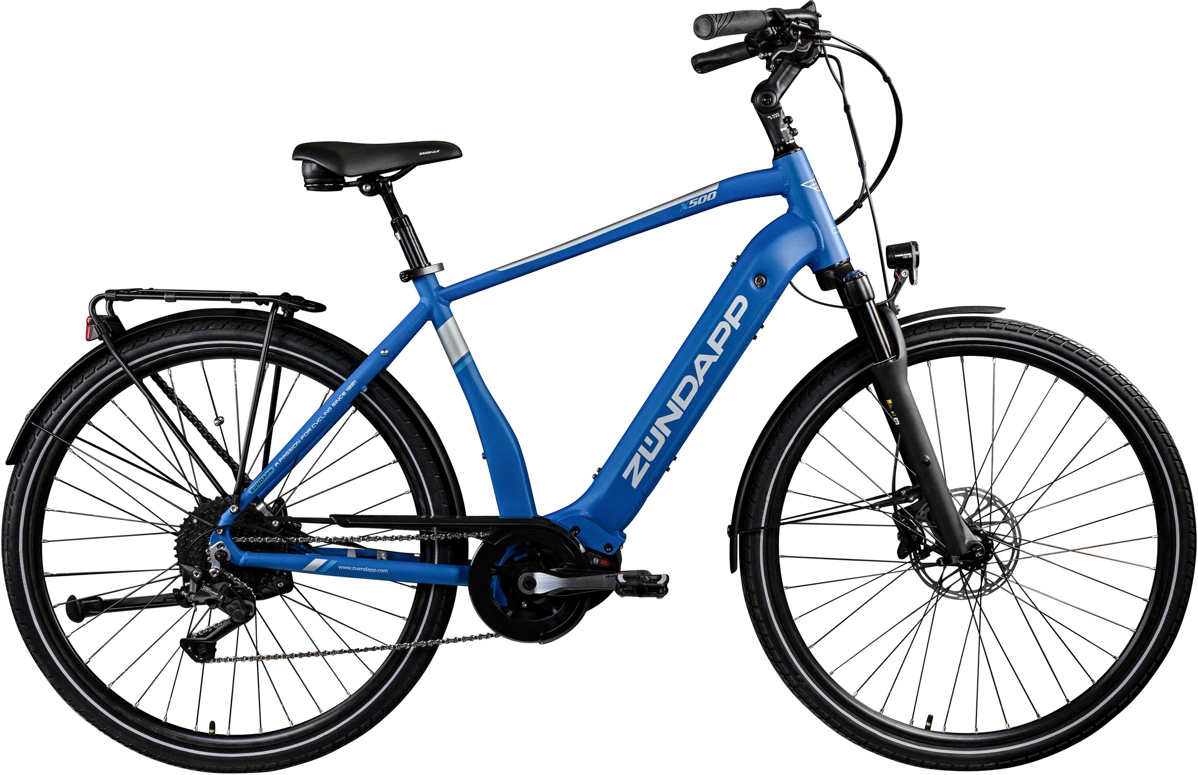 Zündapp E-Bike »X500«, 11 Gang, Shimano, Deore, Mittelmotor 250 W, Pedelec, Elektrofahrrad für Damen u. Herren, Trekkingrad