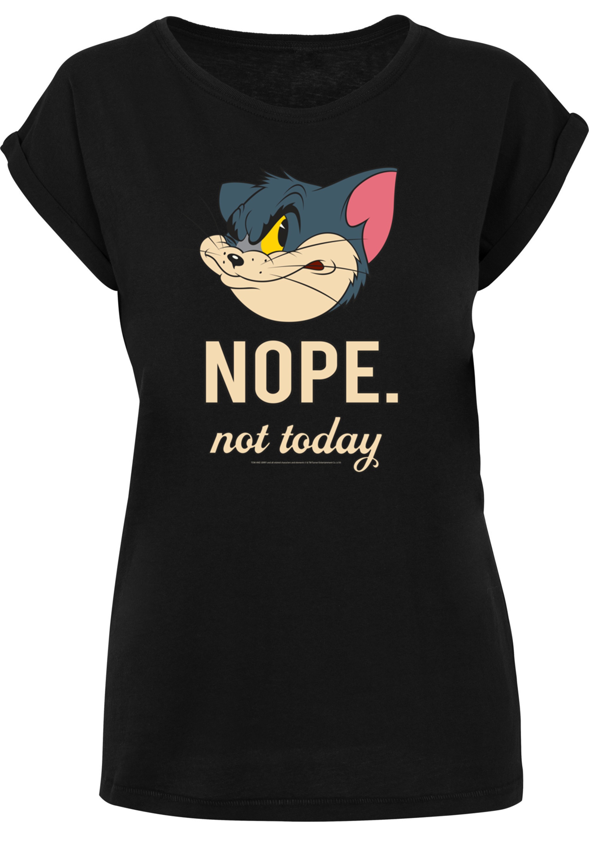 F4NT4STIC T-Shirt »Tom and Jerry TV Serie Nope Not Today«, Damen,Premium Merch,Regular-Fit,Kurze Ärmel,Bedruckt