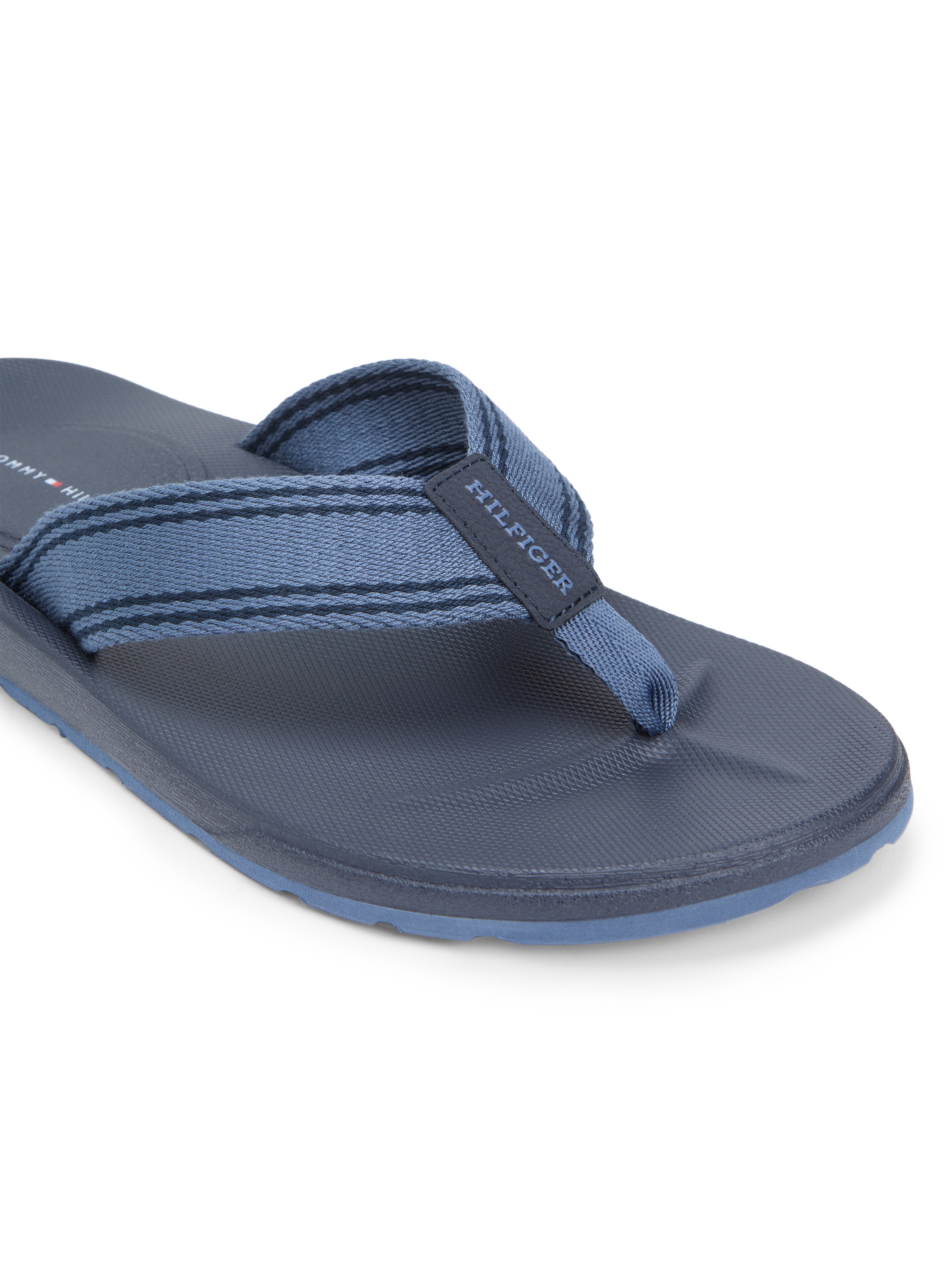 Tommy Hilfiger Zehentrenner "MOLDED HILFIGER BEACH SANDAL", Plateau, Sommer günstig online kaufen