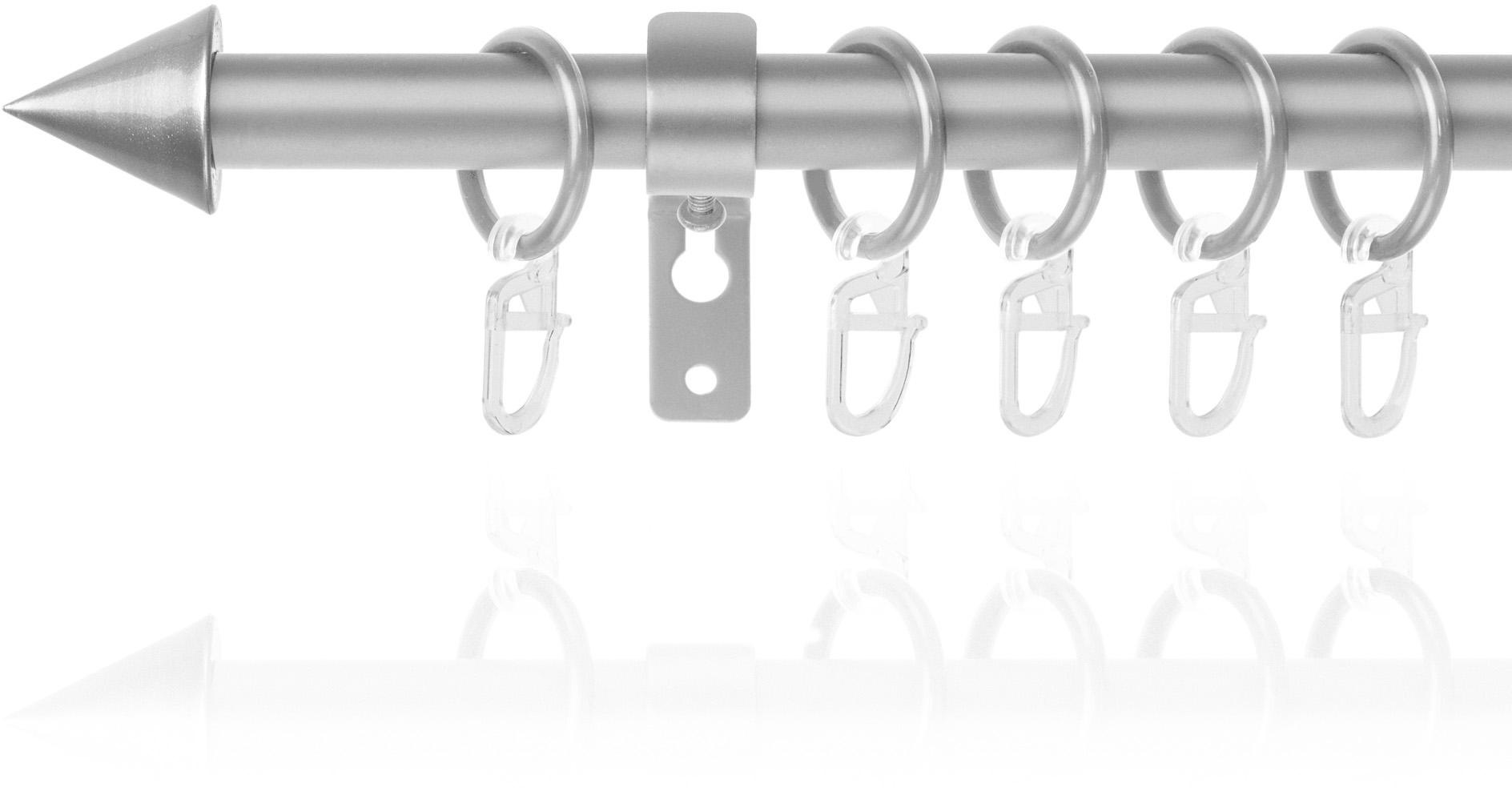 LICHTBLICK ORIGINAL Gardinenstange "Kegel" Ø 16 mm 1 läufig-läufig Fixmaß;D günstig online kaufen