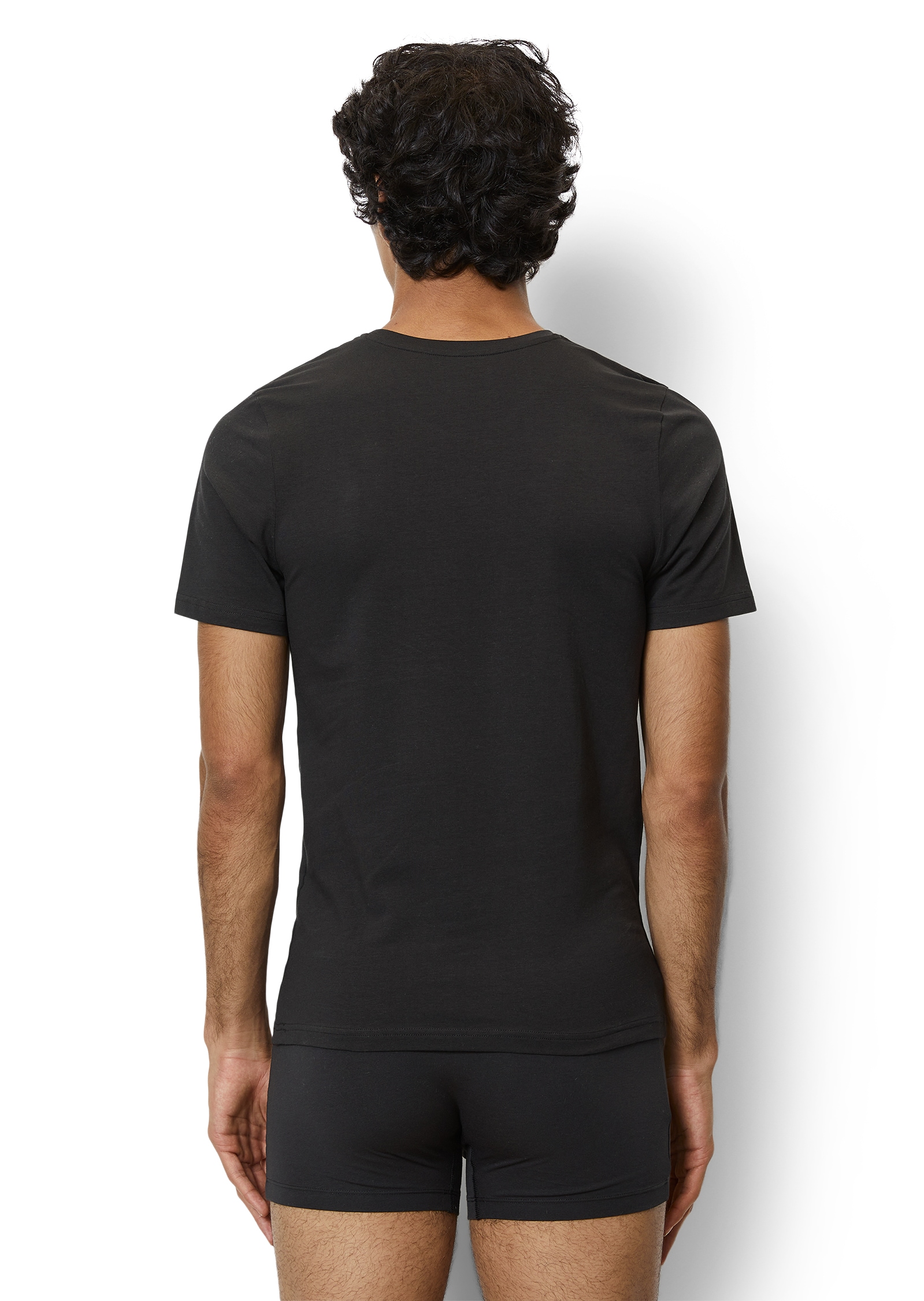 Marc O'Polo Unterziehshirt »Essentials« 2er Pack,  mit Rundhalsausschnitt und kurzem Arm