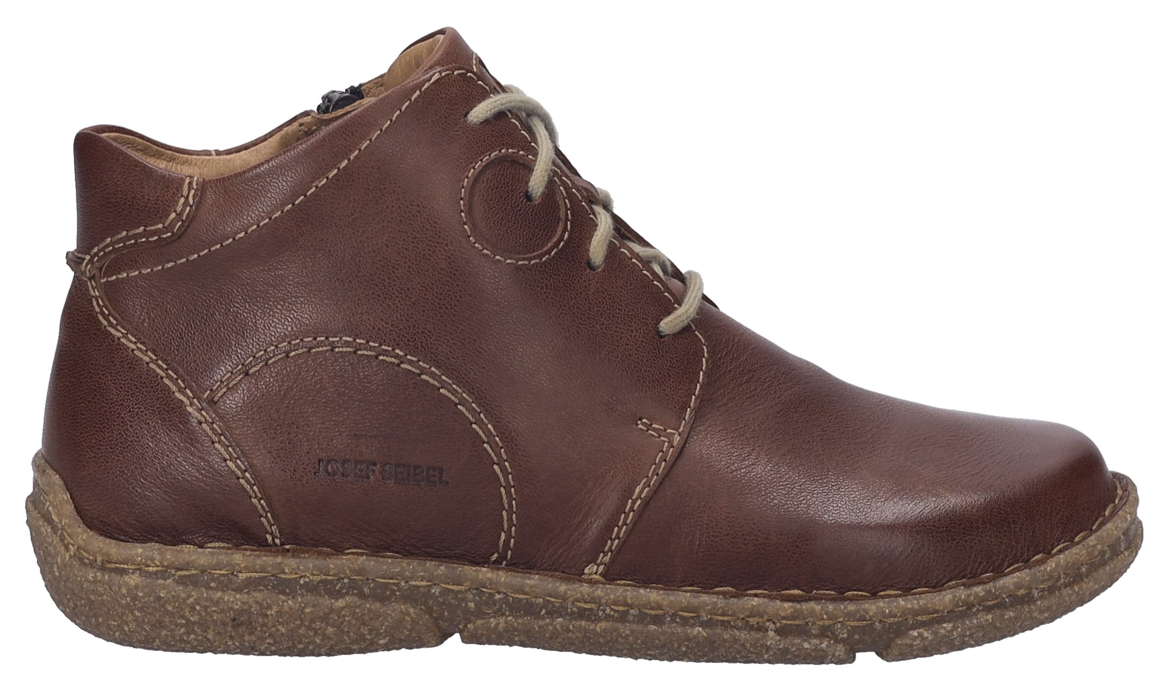 Josef Seibel Schnürstiefelette »Neele 46«, Freizeitschuh, Komfortschuh mit Wechselfußbett aus Leder