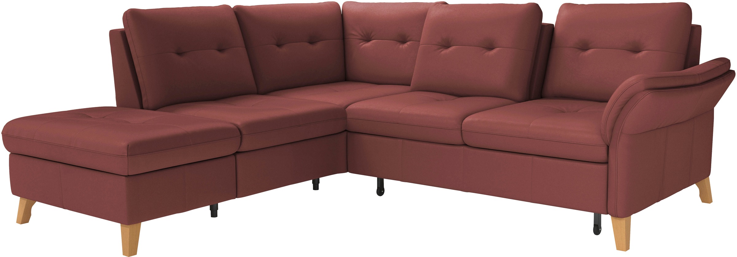 Thumbnail - sit&more Ecksofa "Göteborg", inkl. Sitztiefenverstellung, wahlweise mit Bettfunktion & Bettkasten