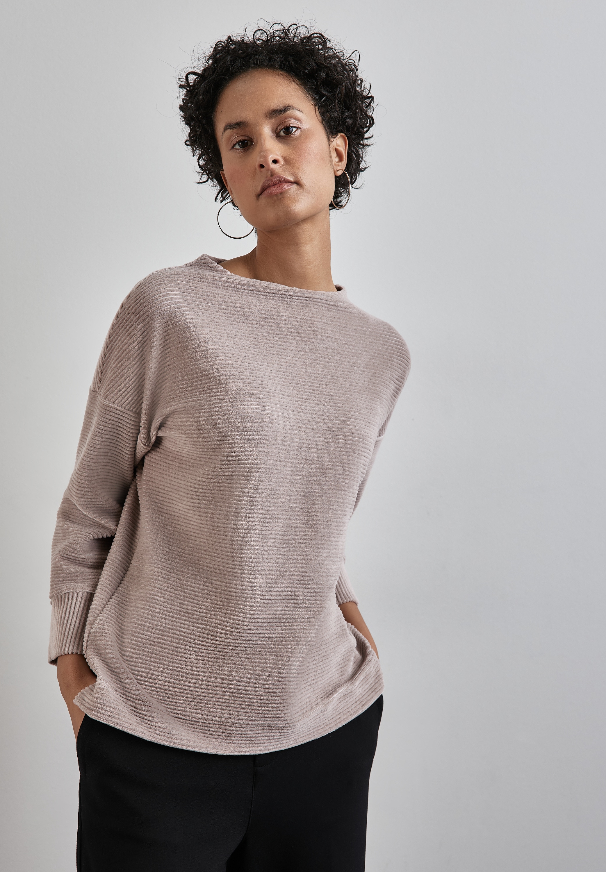 STREET ONE Langarmshirt, mit Turtleneck