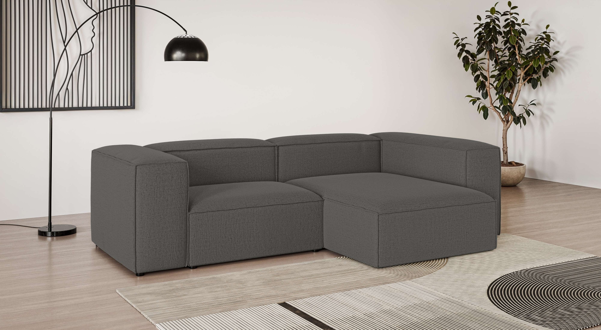 OTTO home Ecksofa "HAILY L-Form links/rechts, Modularsofa, Sitztiefe 70/130 günstig online kaufen