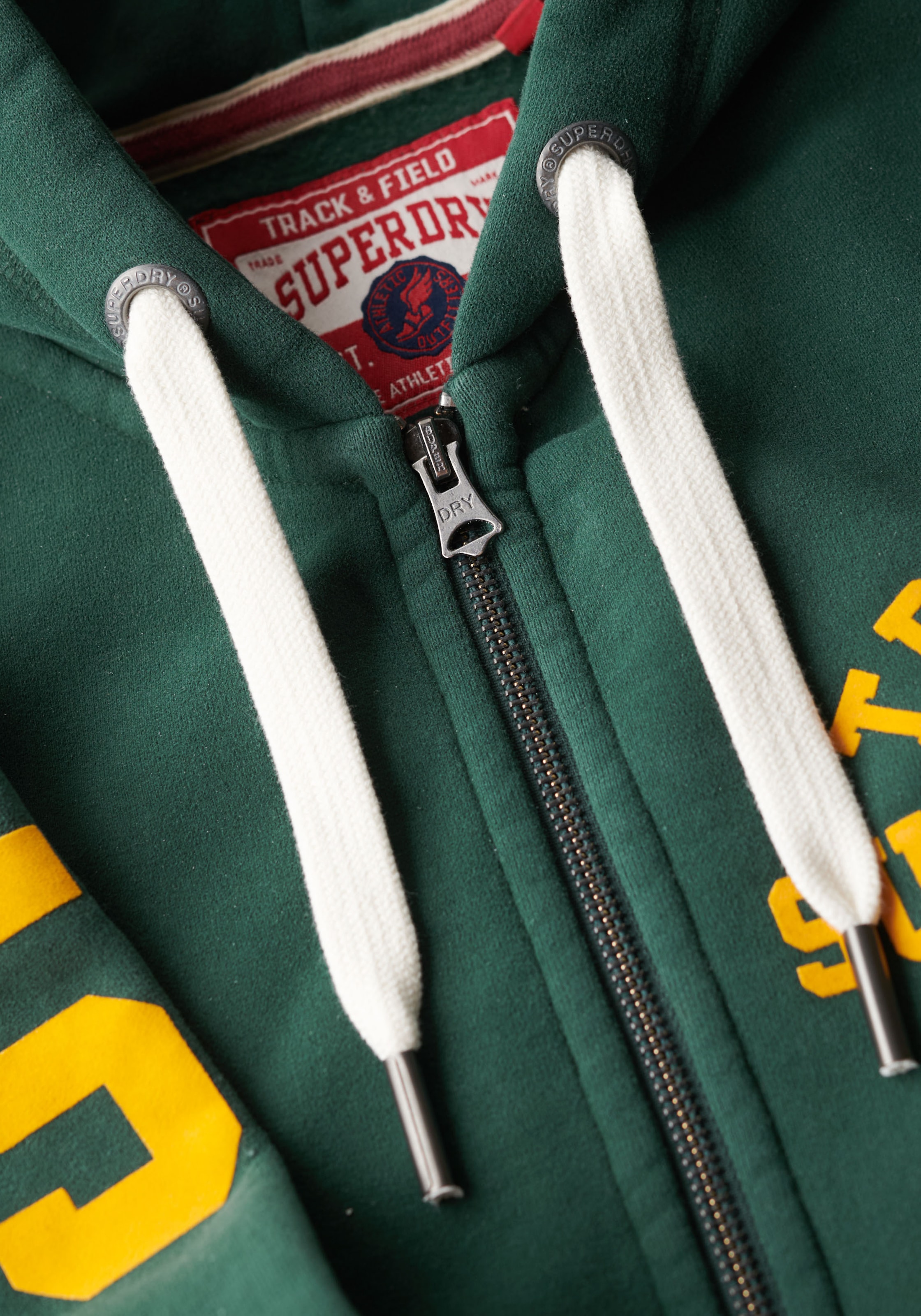 Superdry Kapuzensweatjacke »TRACK & FIELD GRAPHIC ZIPHOOD«