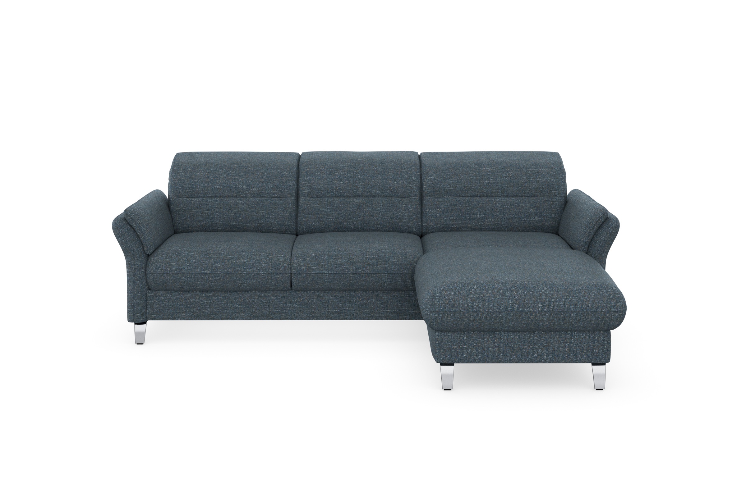 sit&more Ecksofa »Grenoble L-Form mit Federkern«, wahlweise mit Bettfunktion, Bettkasten, Arm- und Kopfteilverstellung